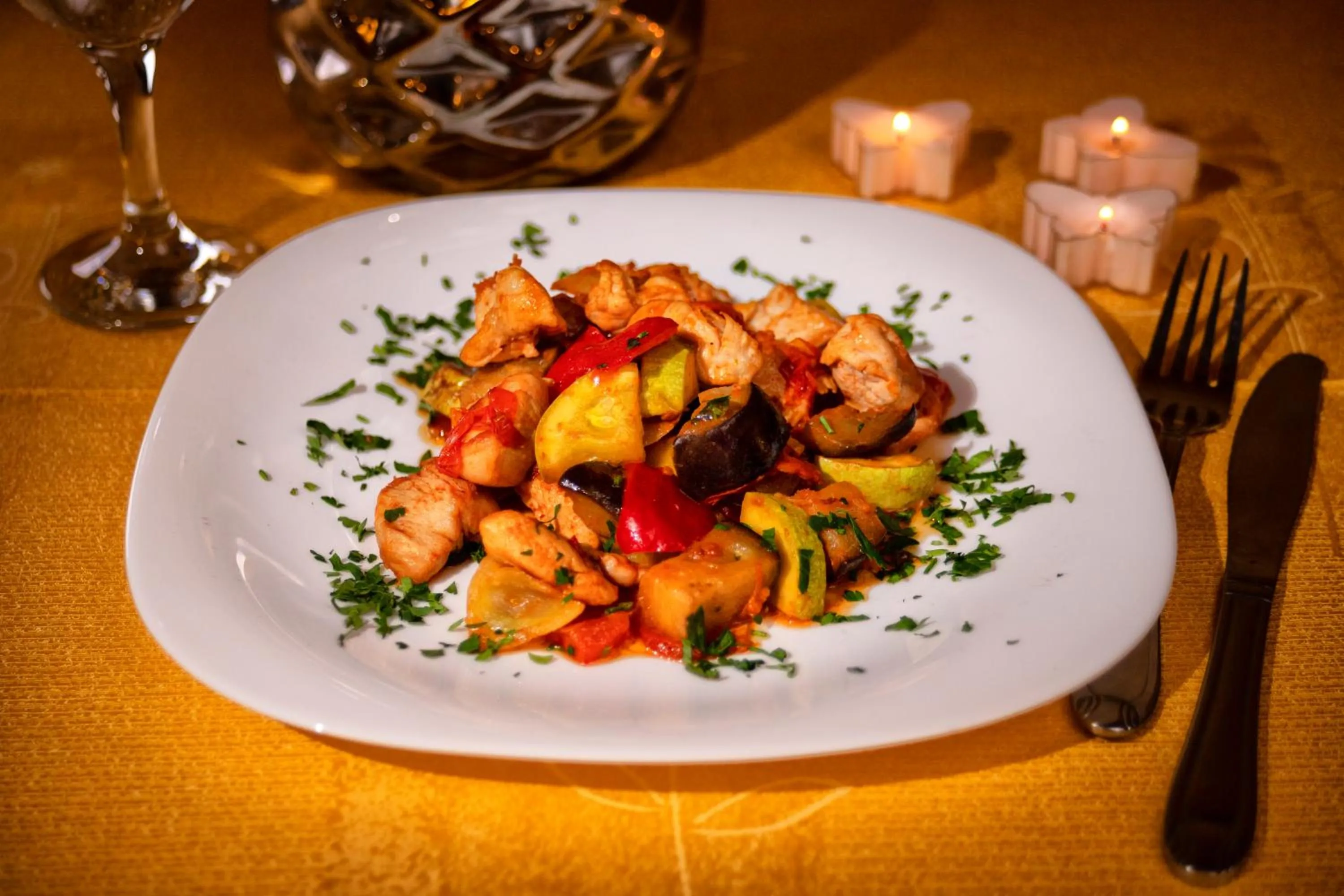 Food close-up in Casa Maria Arges