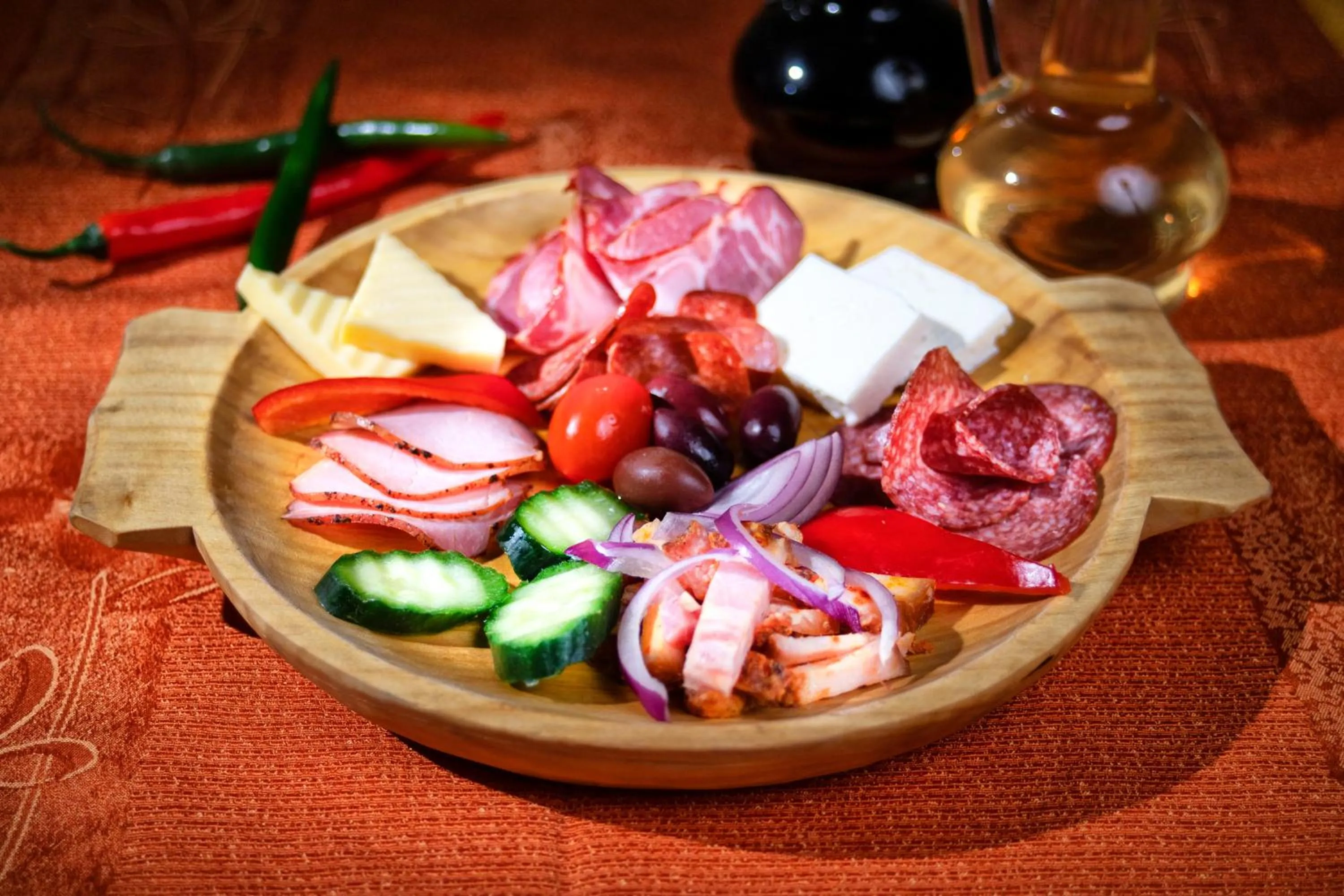 Food close-up in Casa Maria Arges