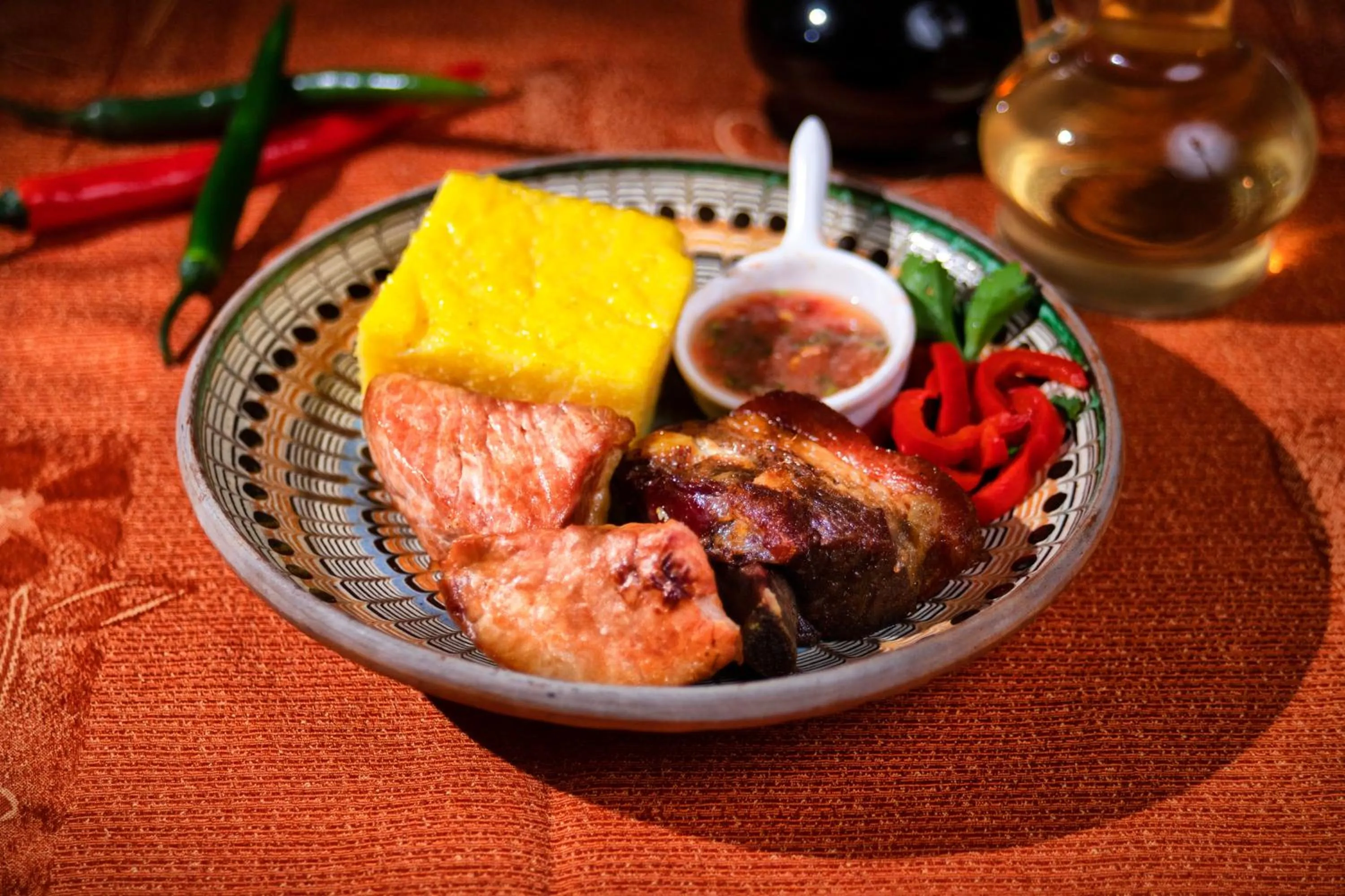 Food close-up in Casa Maria Arges