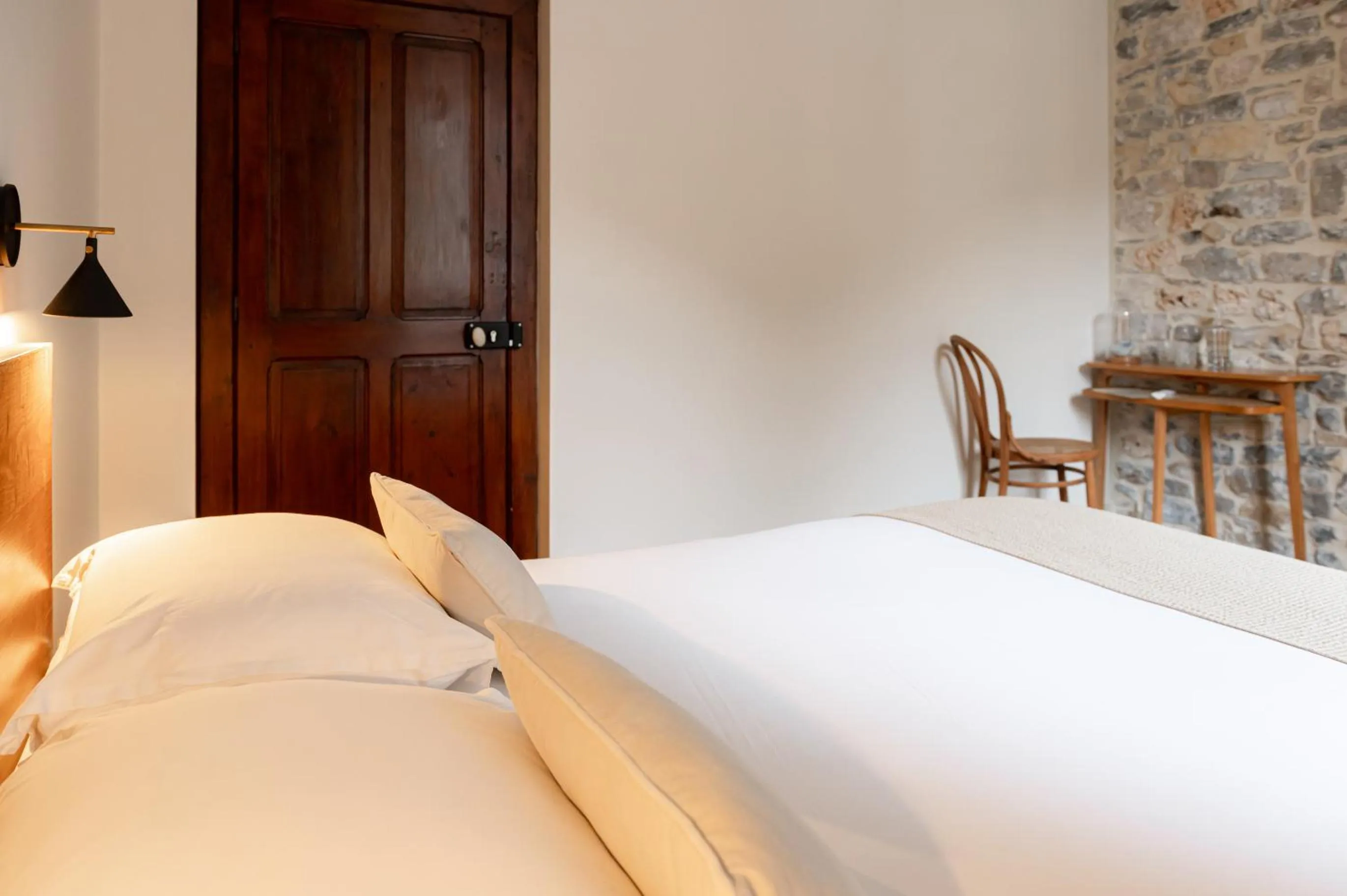 View (from property/room), Bed in Couvent de la Salette & Spa