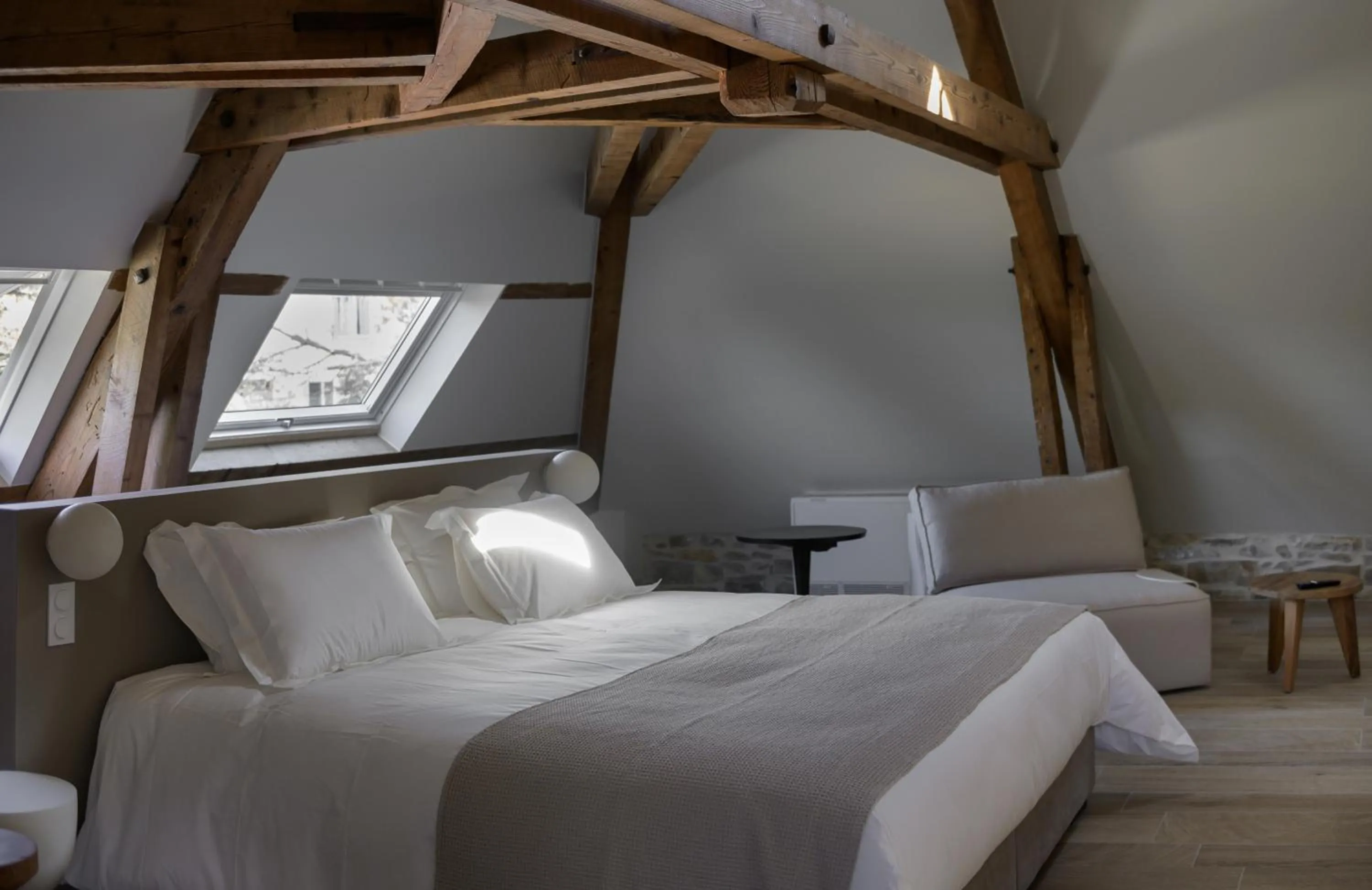 Bed in Couvent de la Salette & Spa