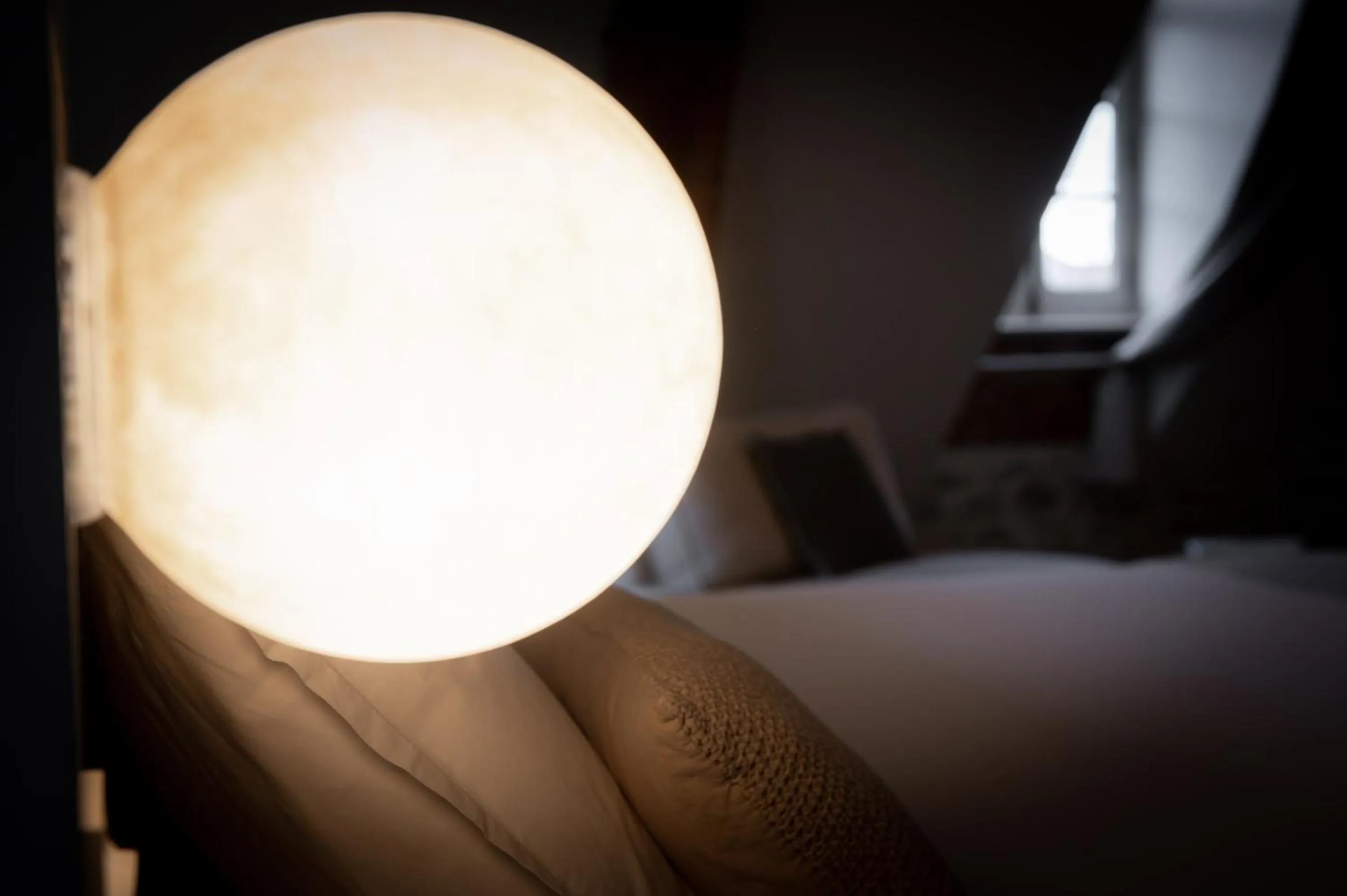 Decorative detail, Bed in Couvent de la Salette & Spa