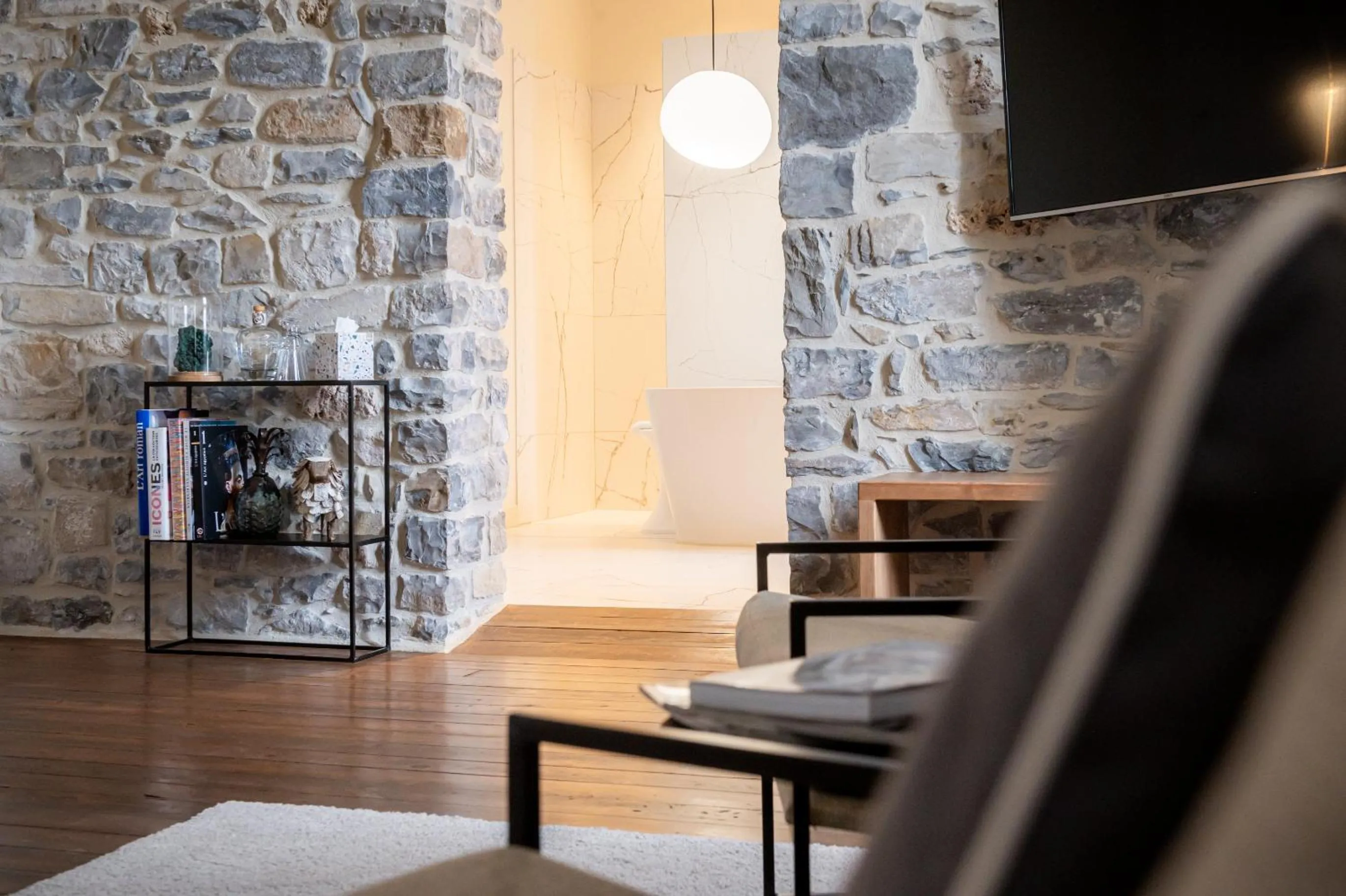 Seating area in Couvent de la Salette & Spa