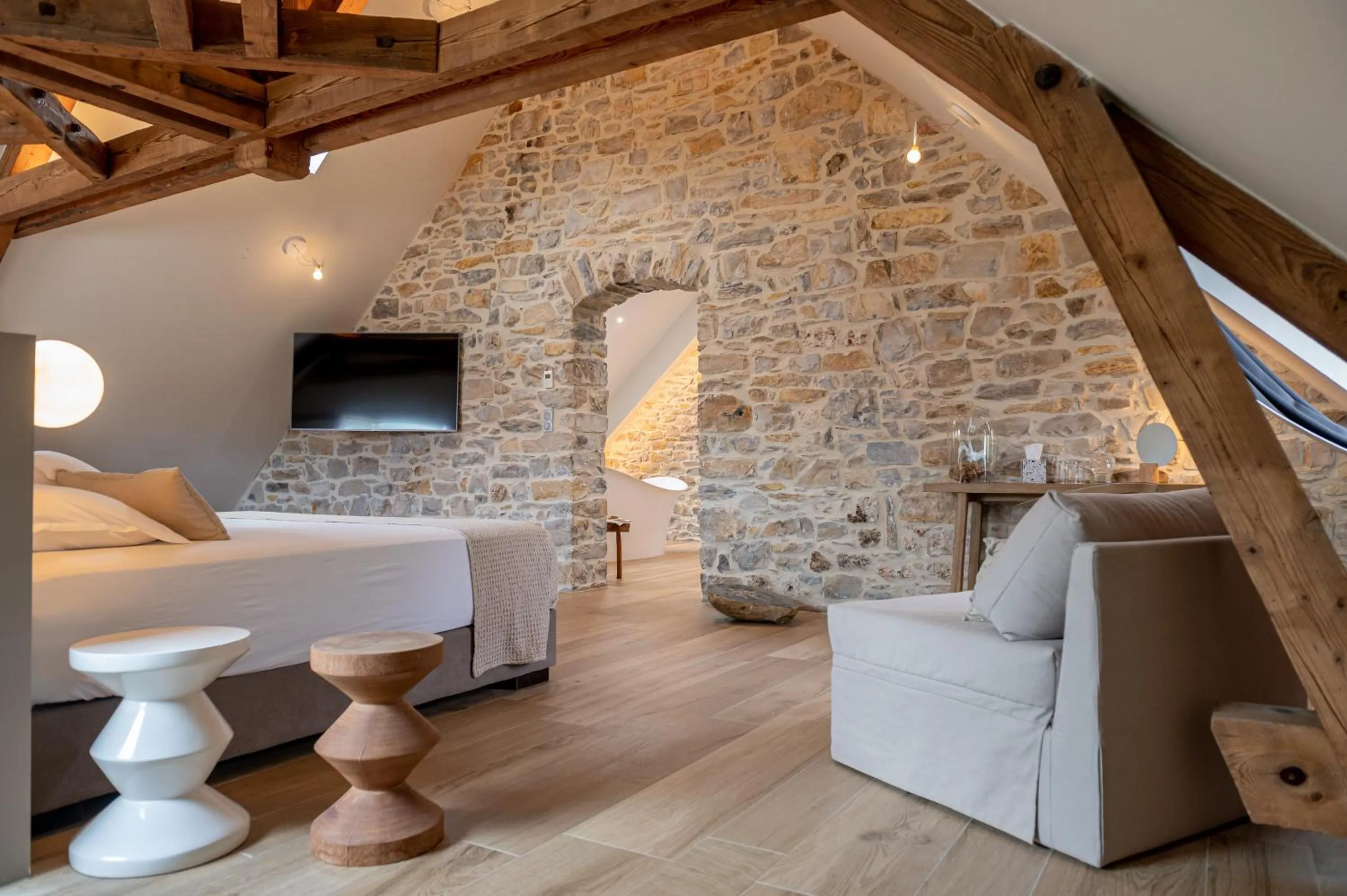 Bedroom in Couvent de la Salette & Spa