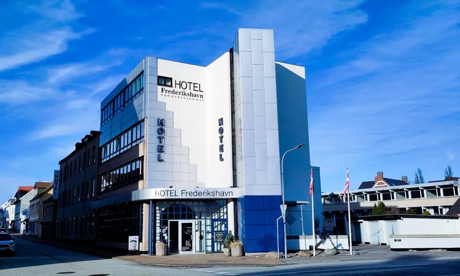 Facade/entrance in Hotel Frederikshavn