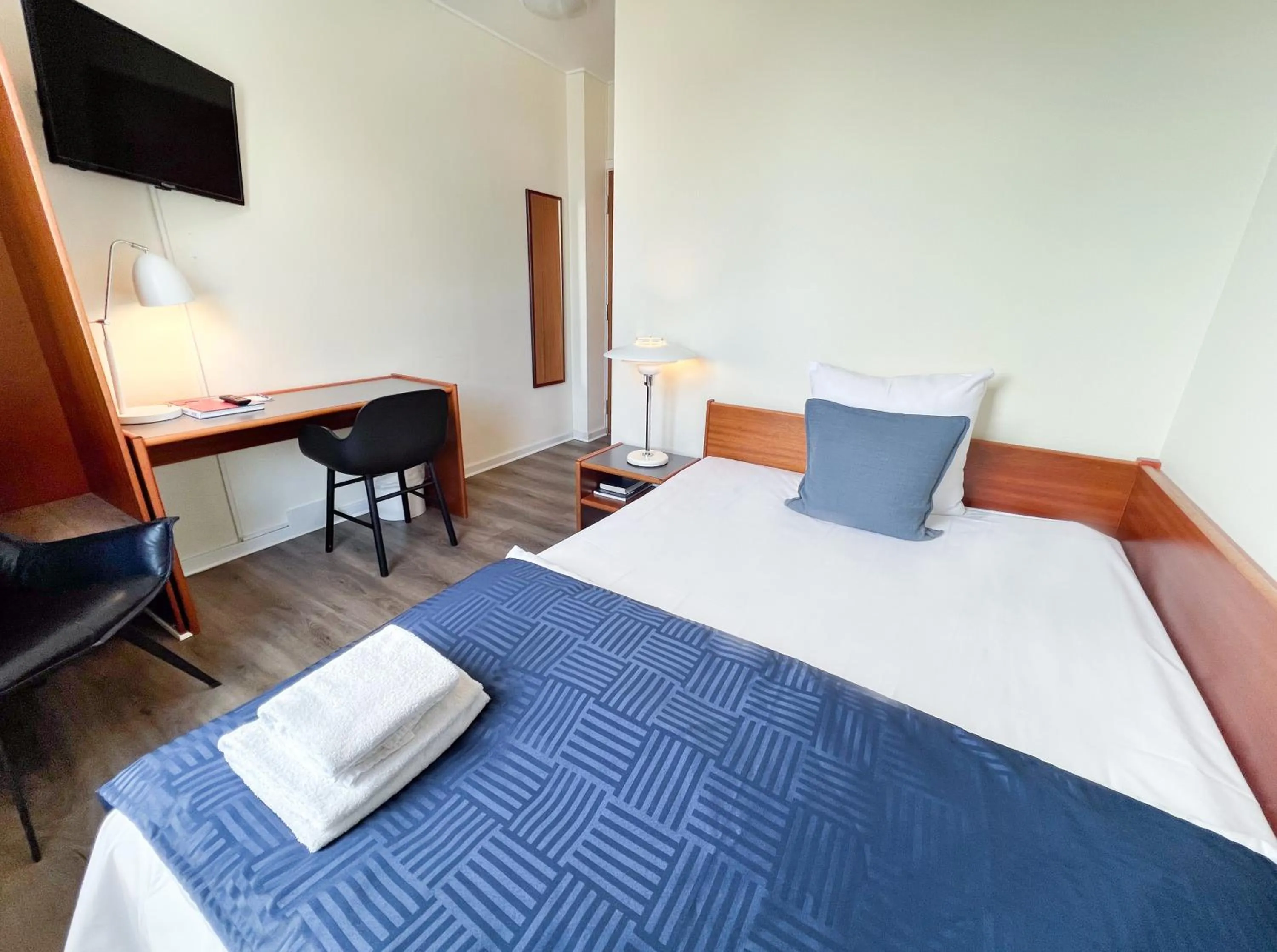 Bed in Hotel Frederikshavn