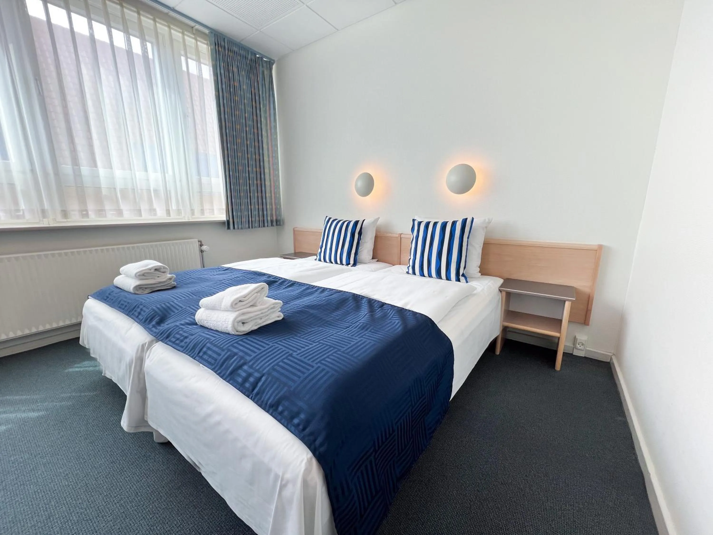 Bed in Hotel Frederikshavn