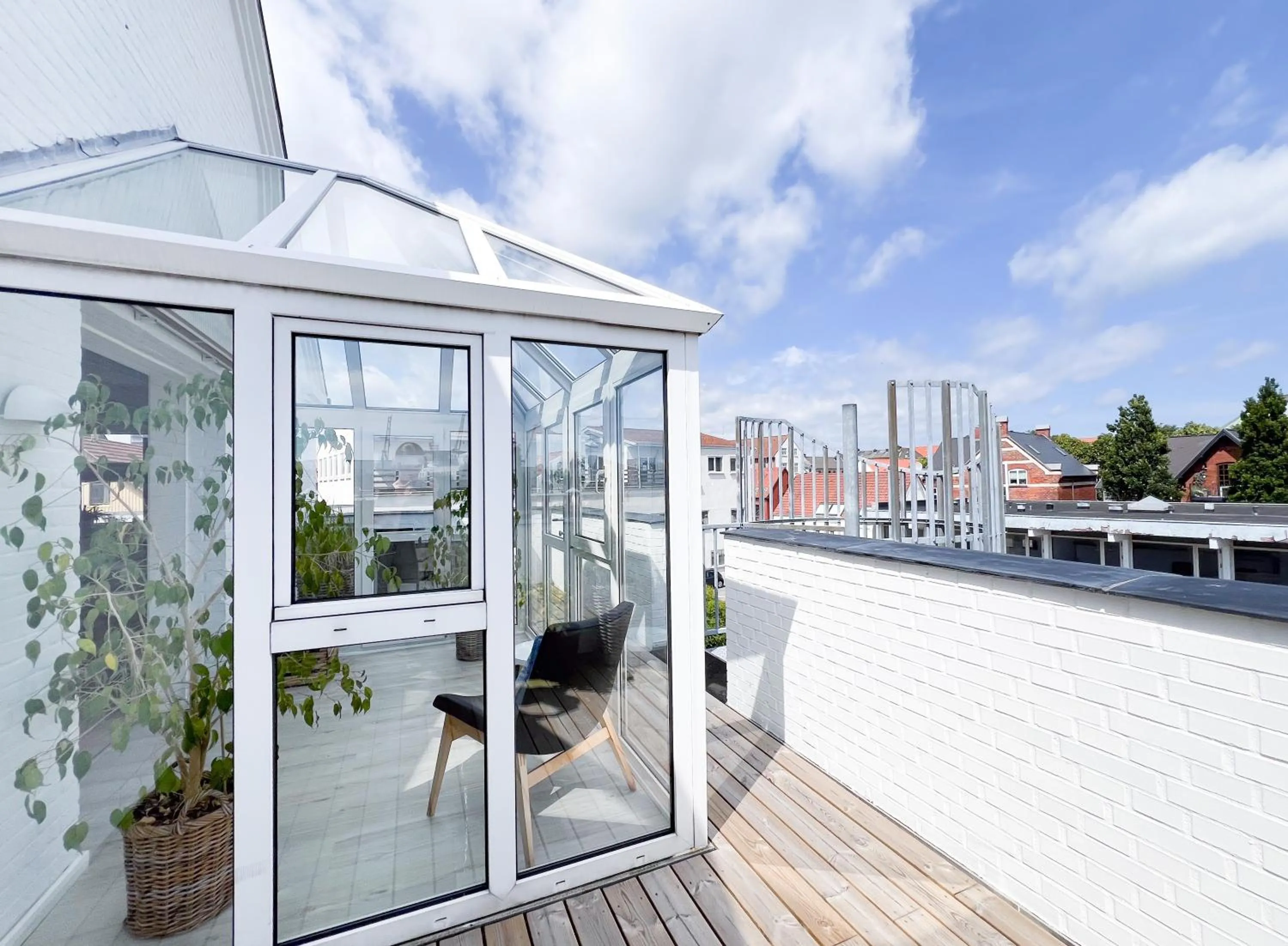 Balcony/Terrace in Hotel Frederikshavn