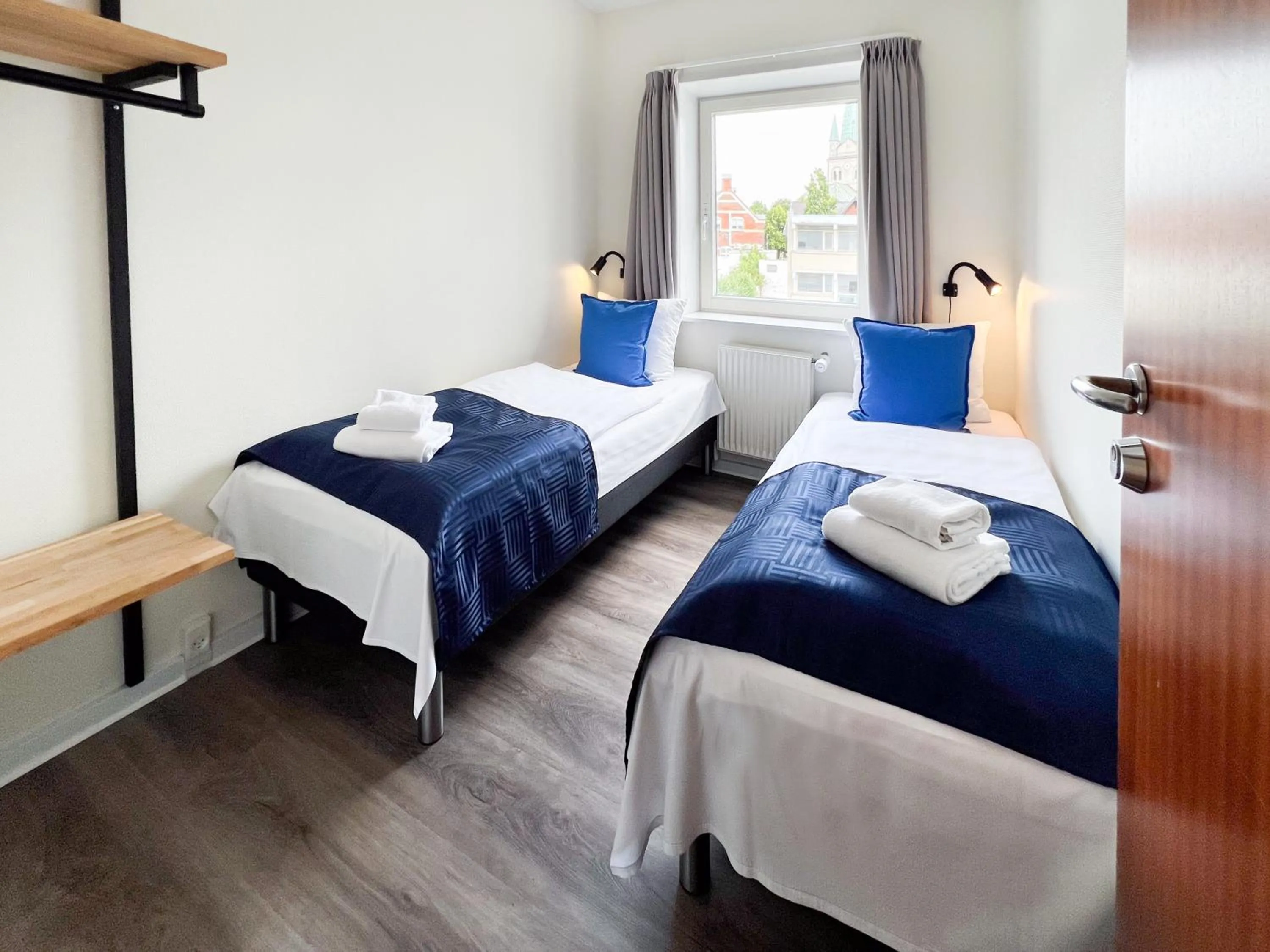 Bed in Hotel Frederikshavn