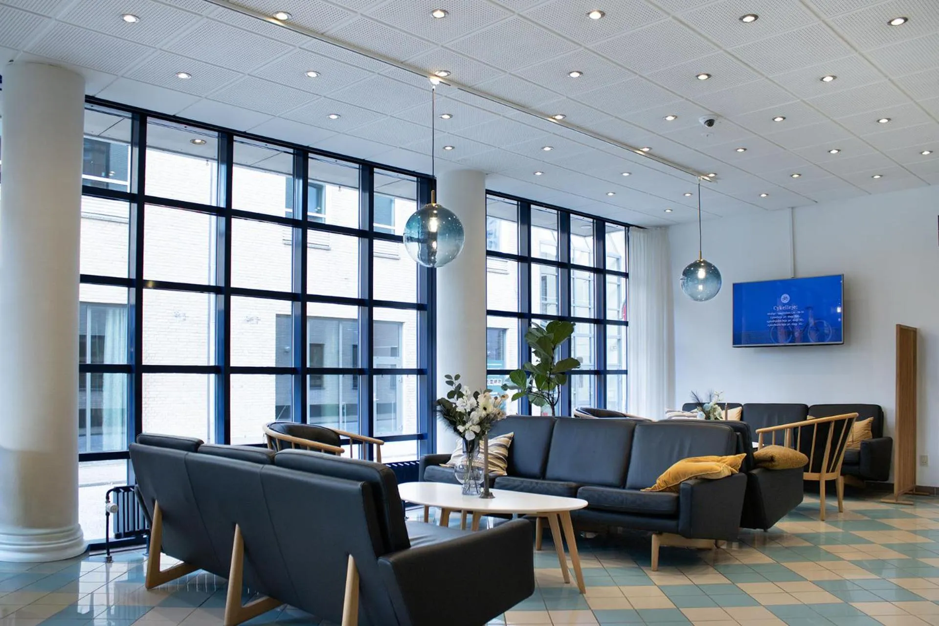 Lobby or reception in Hotel Frederikshavn