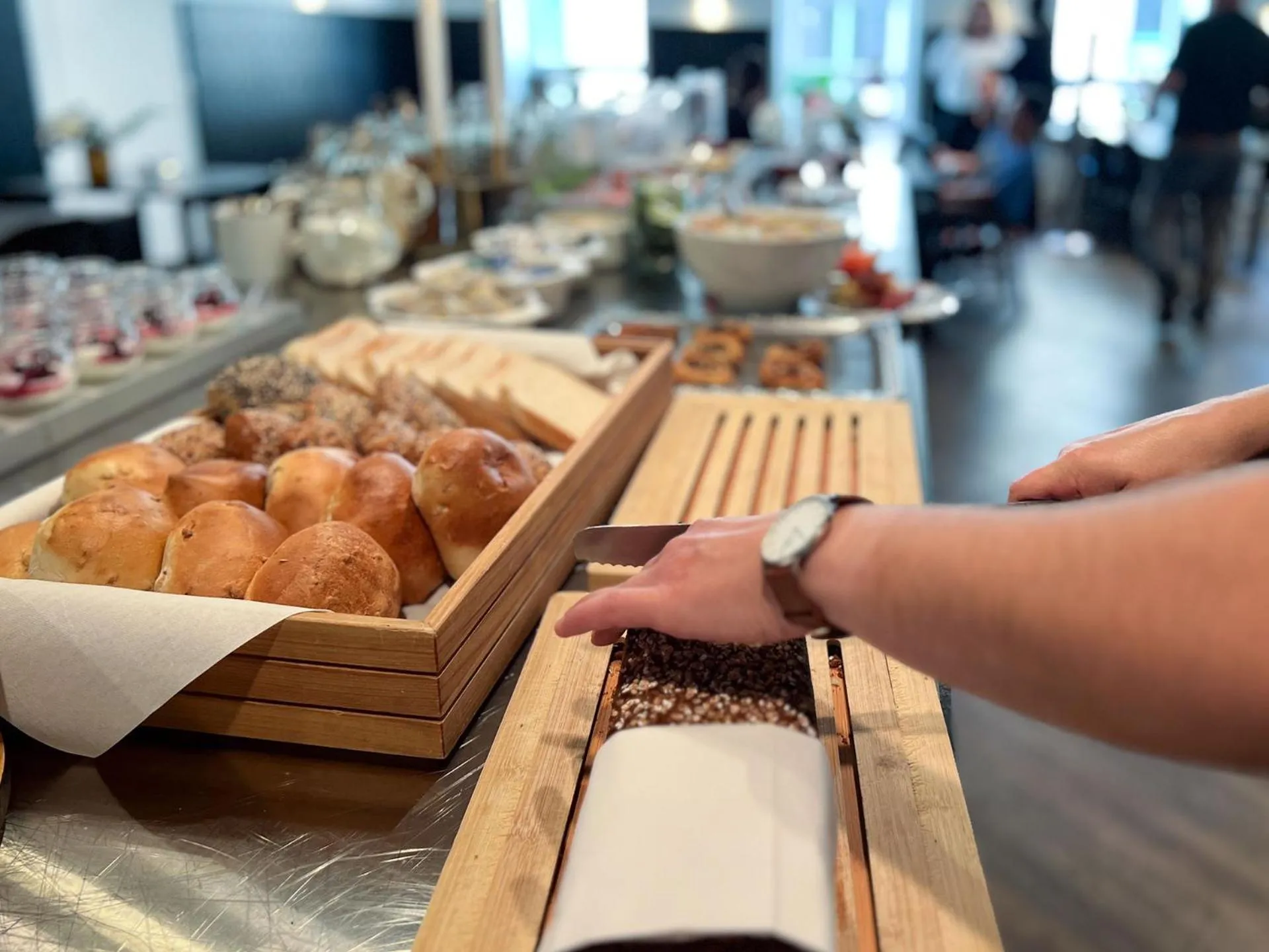 Buffet breakfast in Hotel Frederikshavn