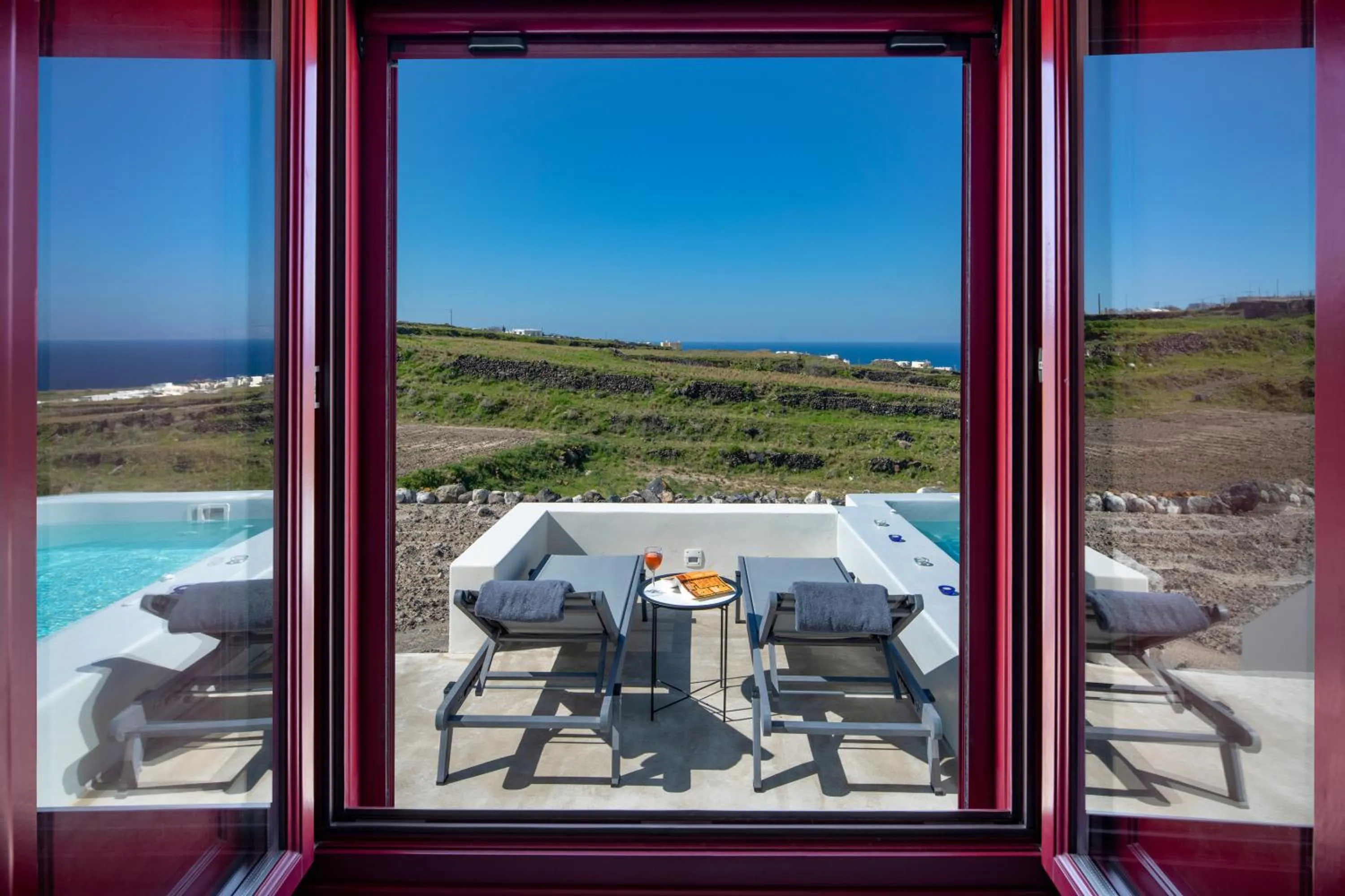 Pool view in Aplada Suites
