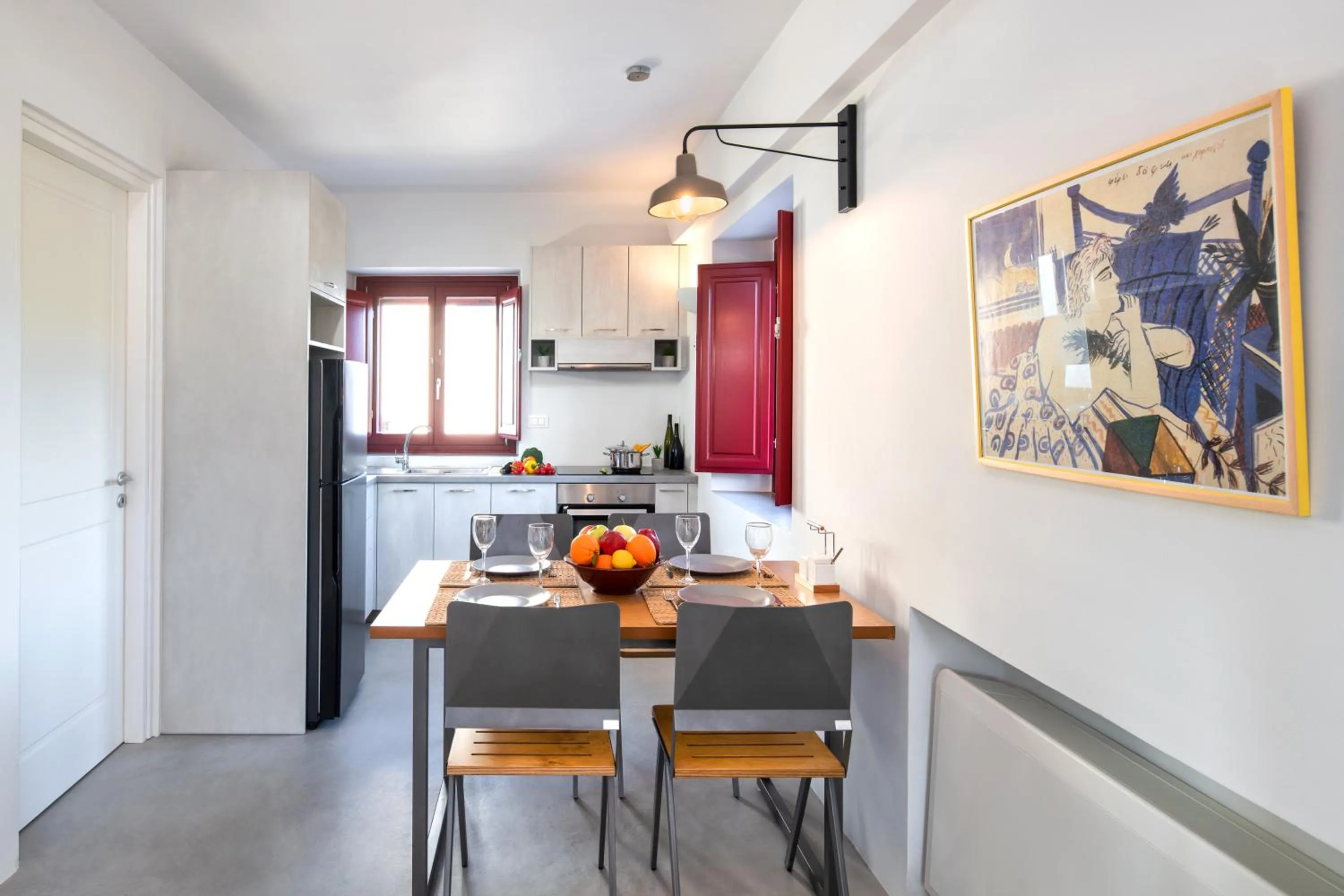 Kitchen or kitchenette in Aplada Suites