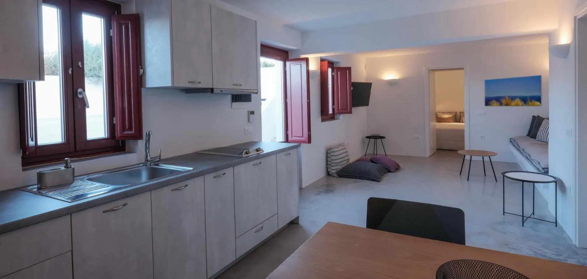 Kitchen or kitchenette in Aplada Suites