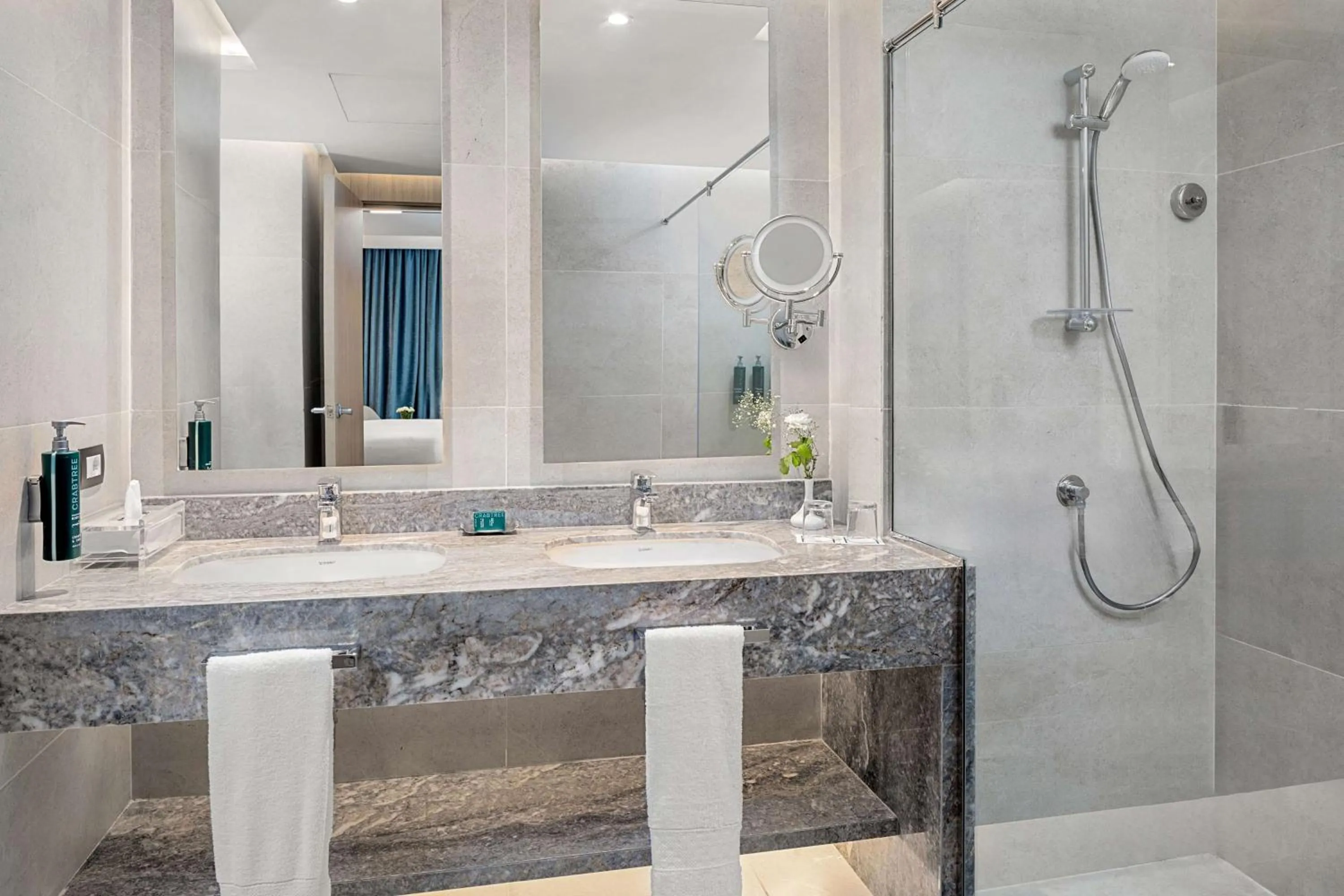 Bathroom in Hilton Alexandria Green Plaza