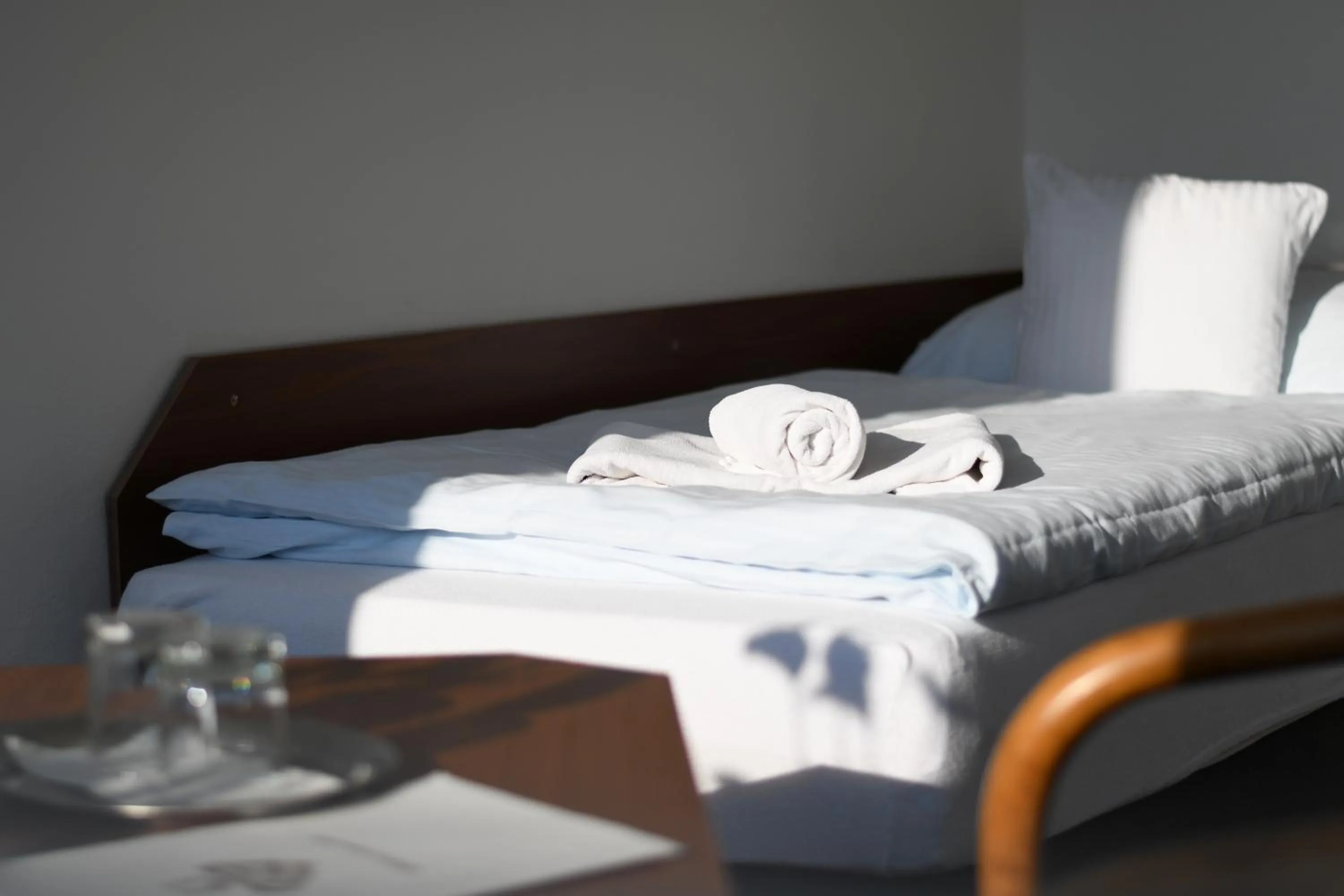 Bedroom, Bed in hotel Dobruška