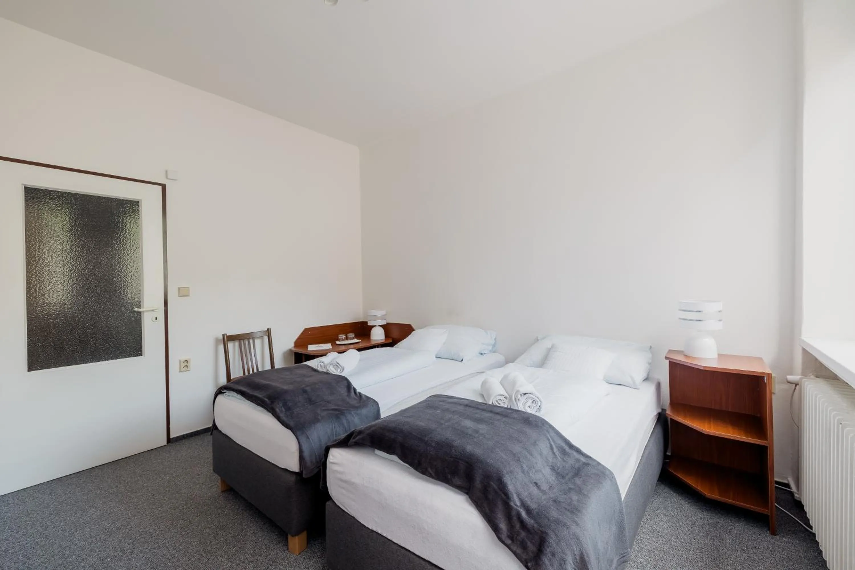 Bed in hotel Dobruška