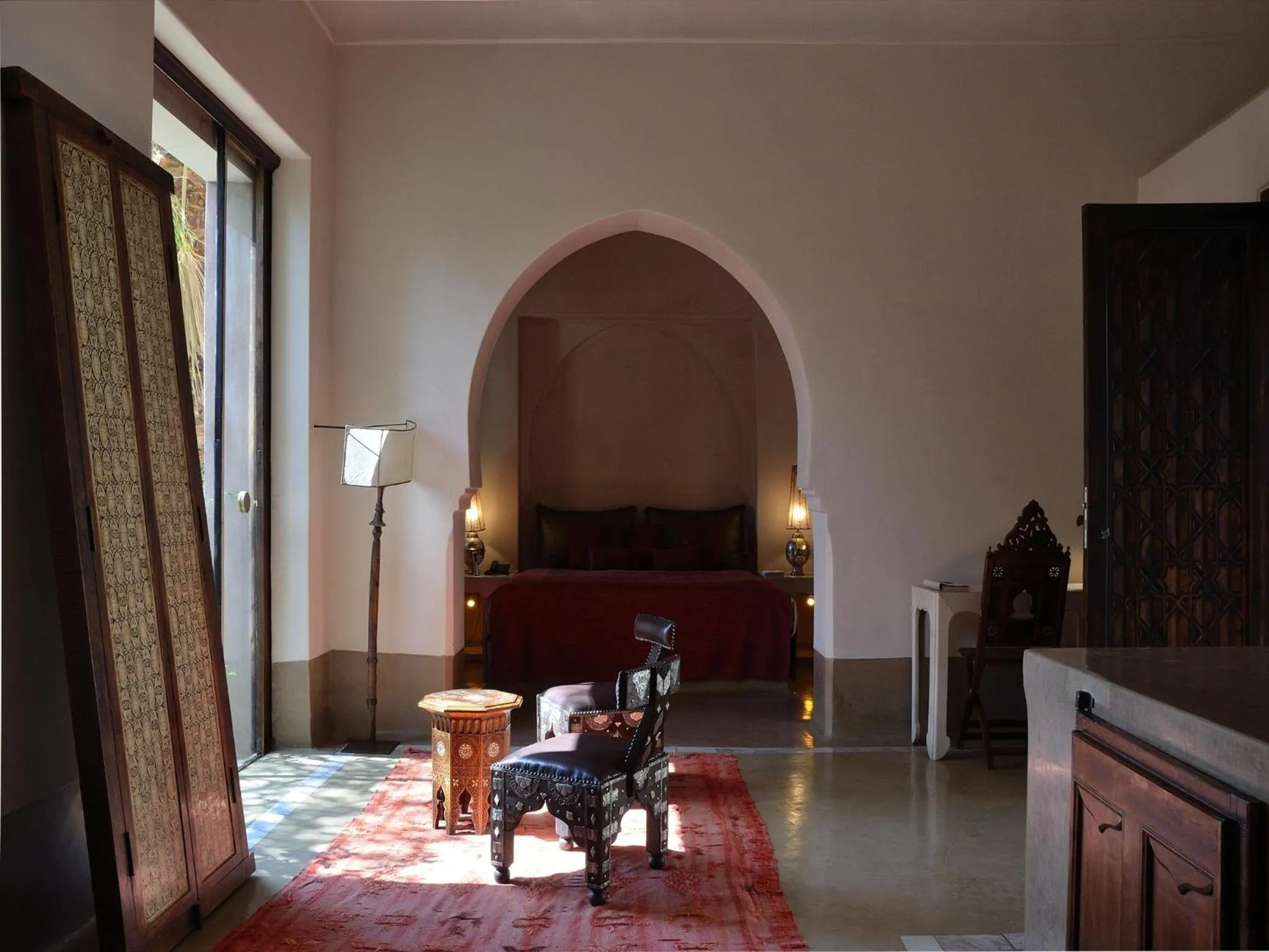 Living room in Ksar Char-Bagh Small Luxury Hotels