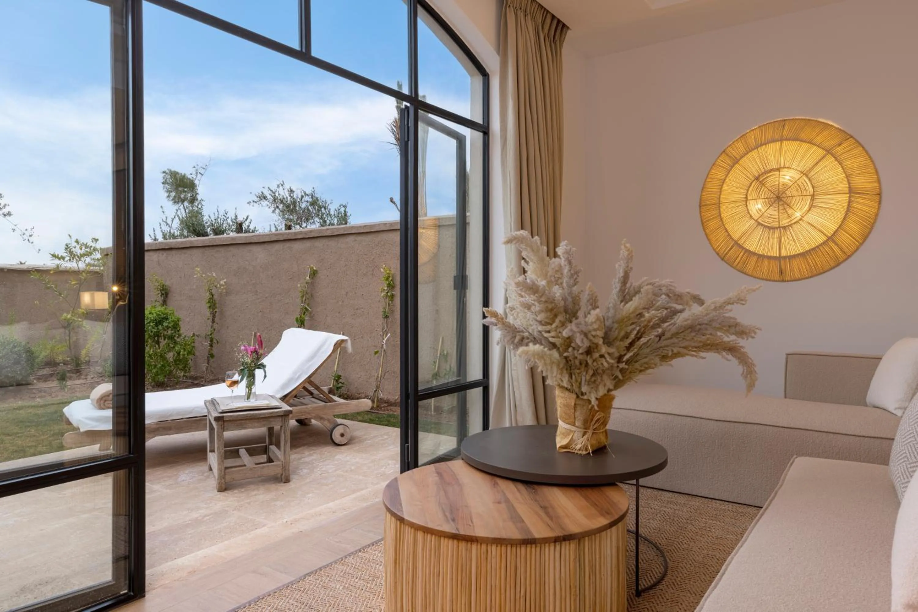 Garden in Ksar Char-Bagh Small Luxury Hotels