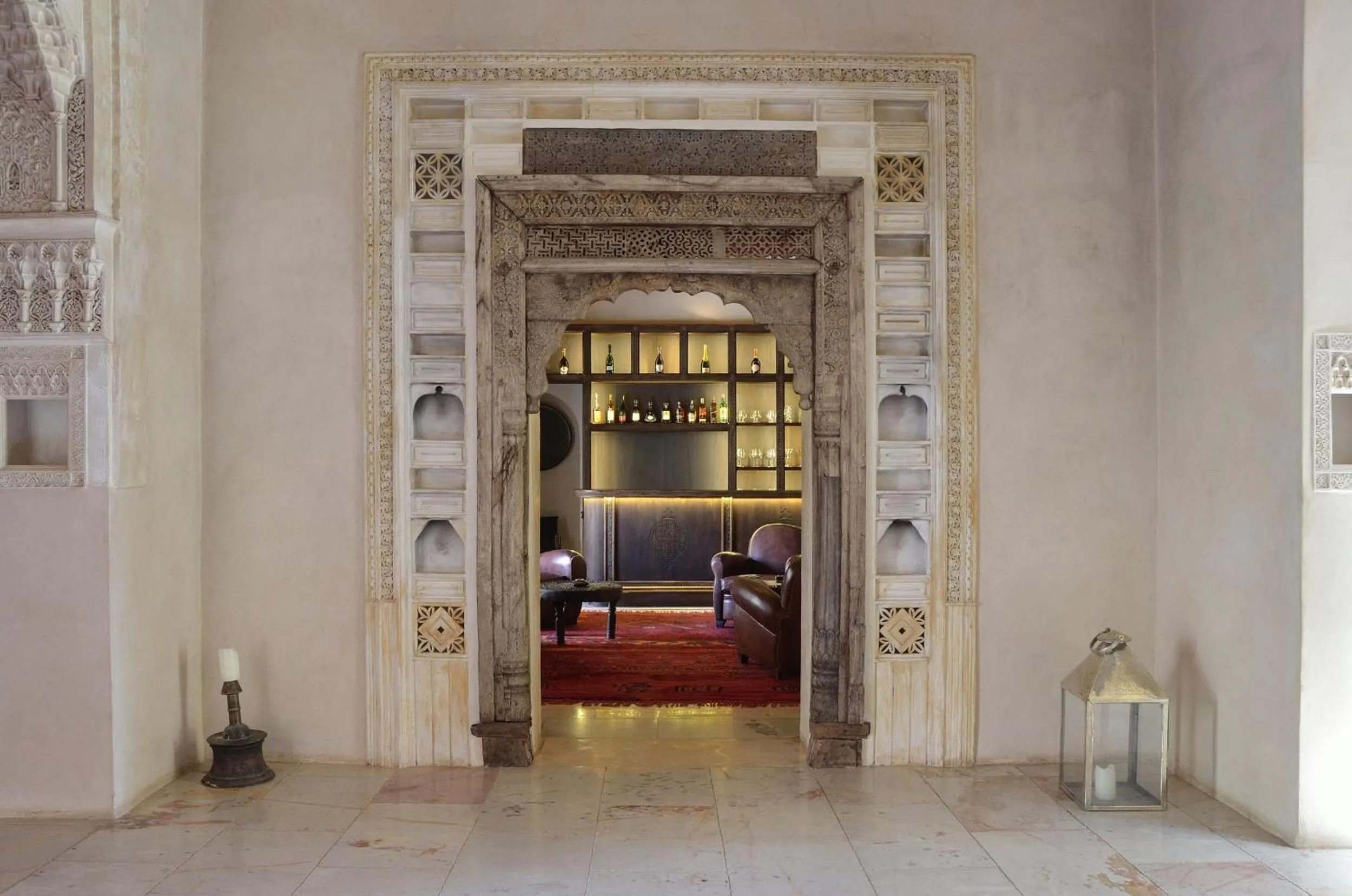 Decorative detail in Ksar Char-Bagh Small Luxury Hotels