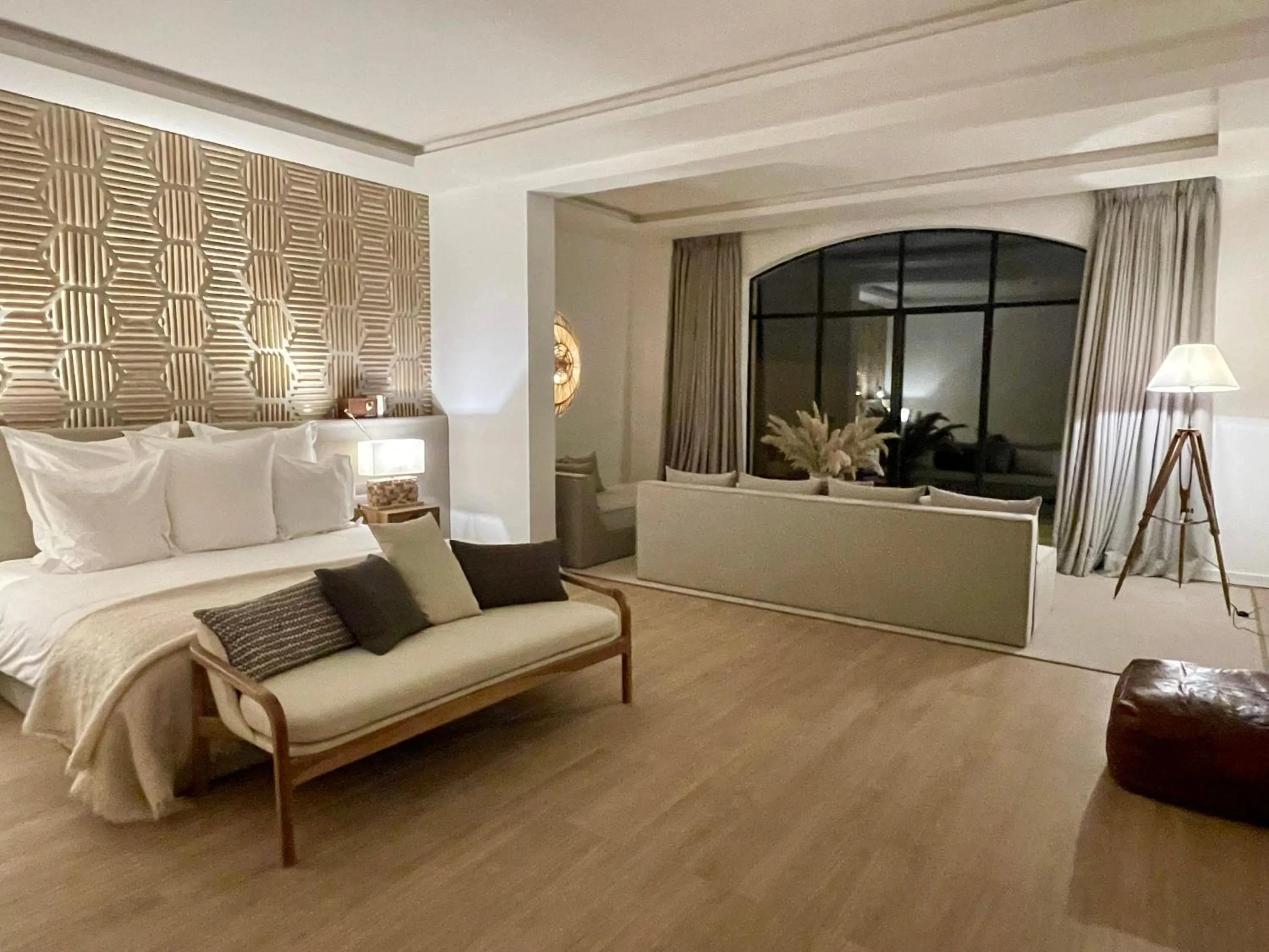 Bed in Ksar Char-Bagh Small Luxury Hotels