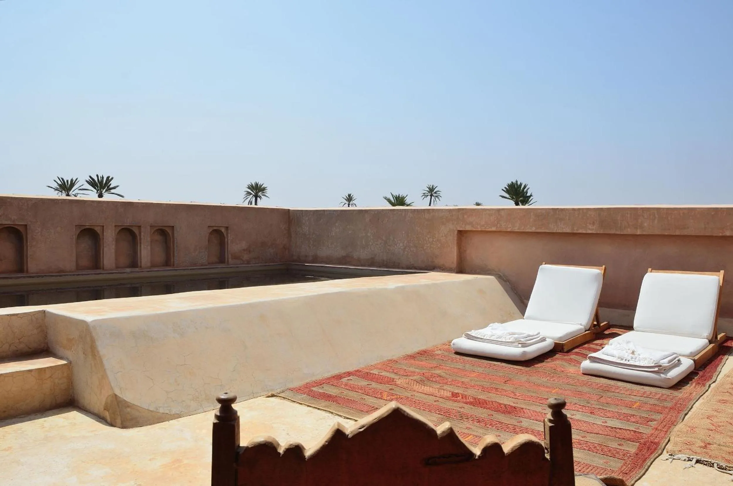 Balcony/Terrace in Ksar Char-Bagh Small Luxury Hotels