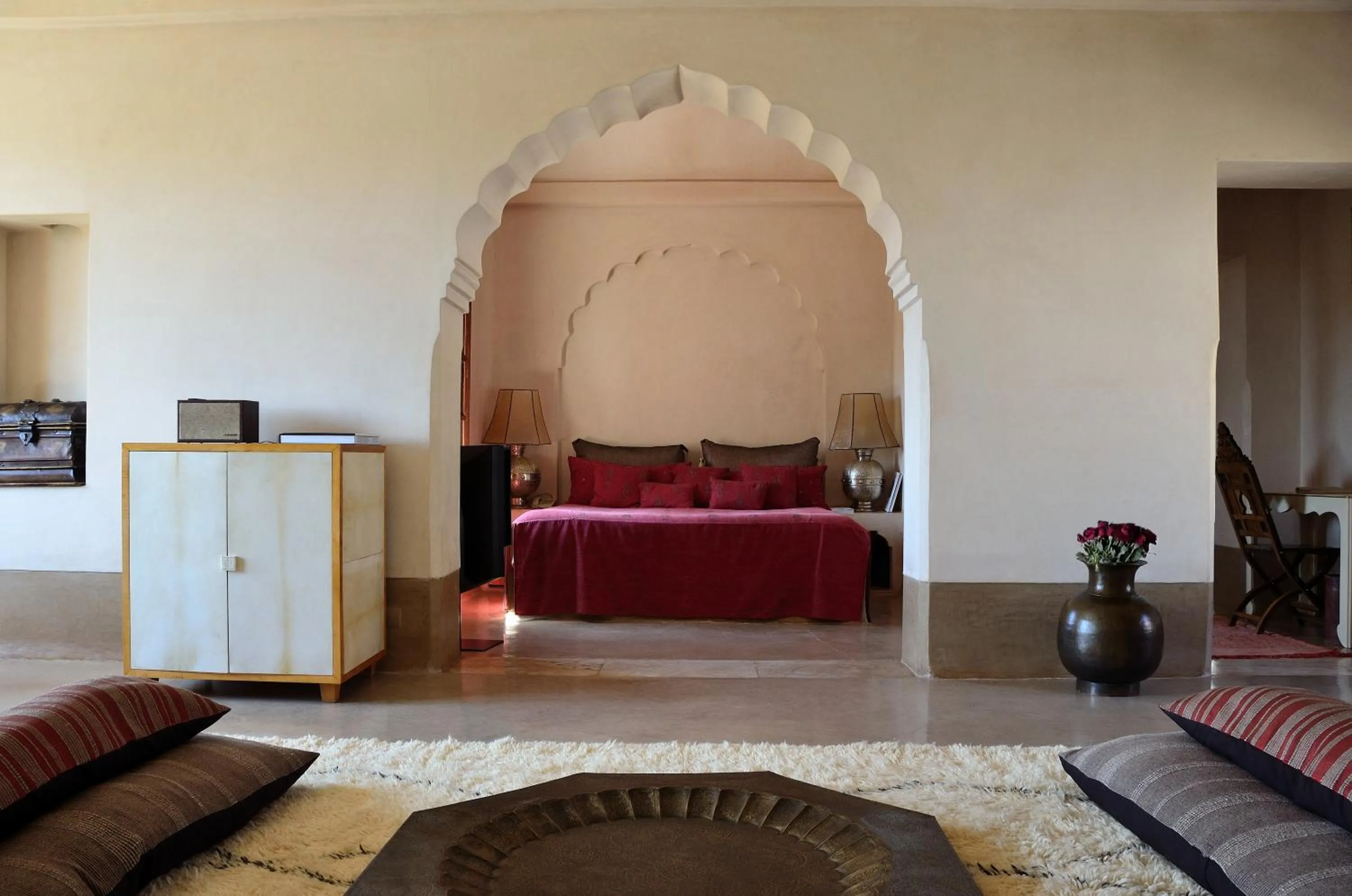Photo of the whole room in Ksar Char-Bagh Small Luxury Hotels