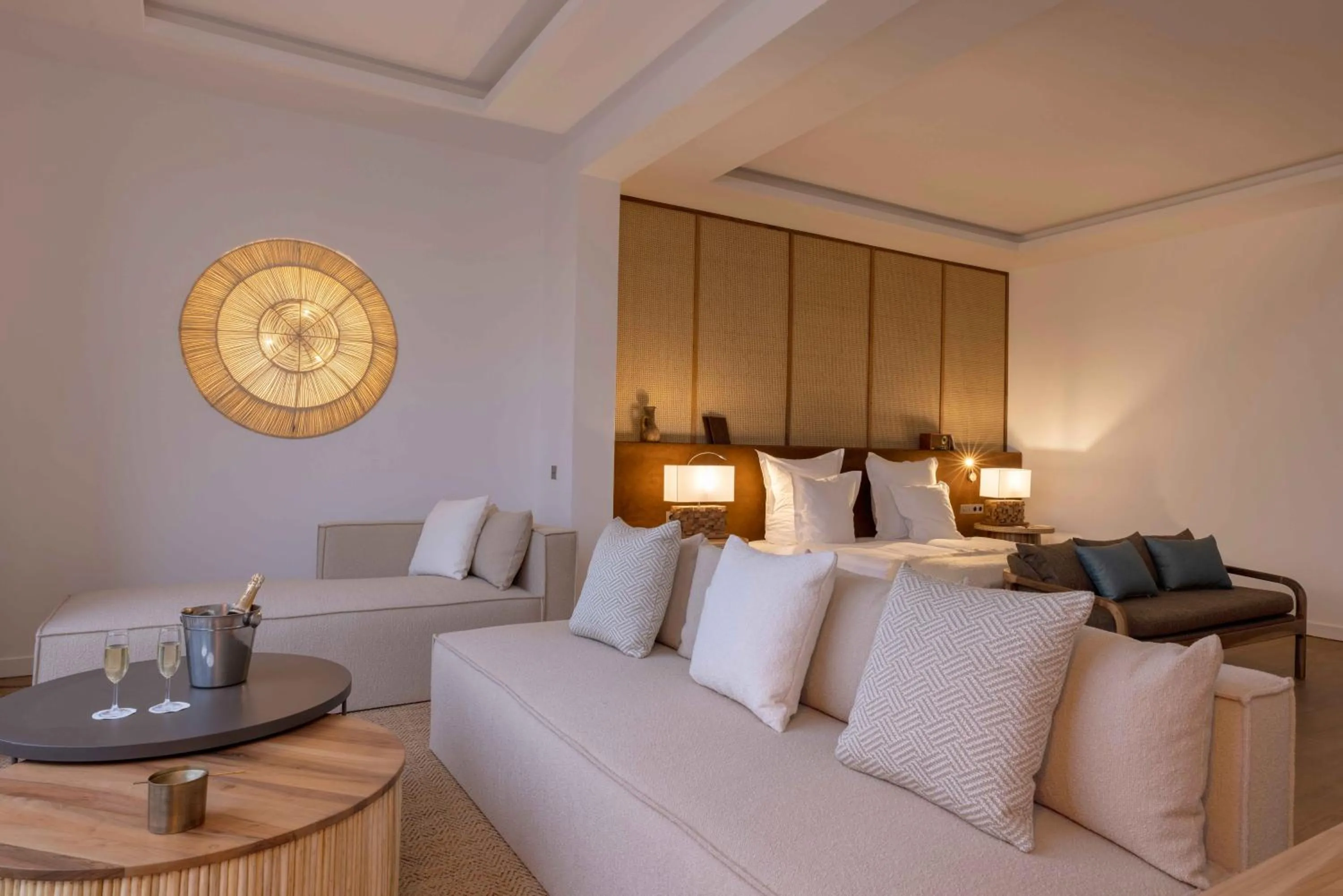 Bed in Ksar Char-Bagh Small Luxury Hotels