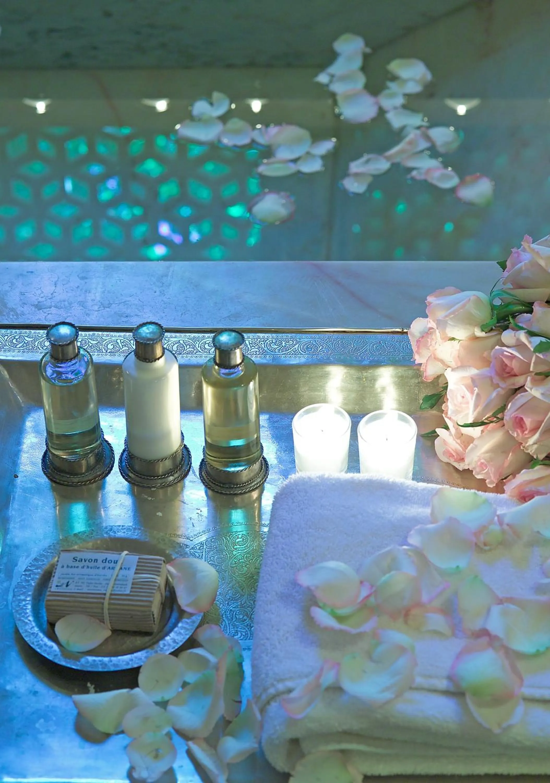 Decorative detail in Ksar Char-Bagh Small Luxury Hotels