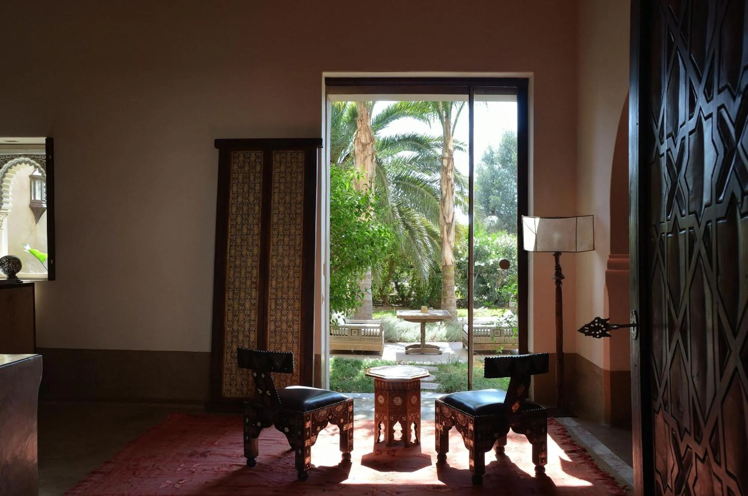 Garden view in Ksar Char-Bagh Small Luxury Hotels
