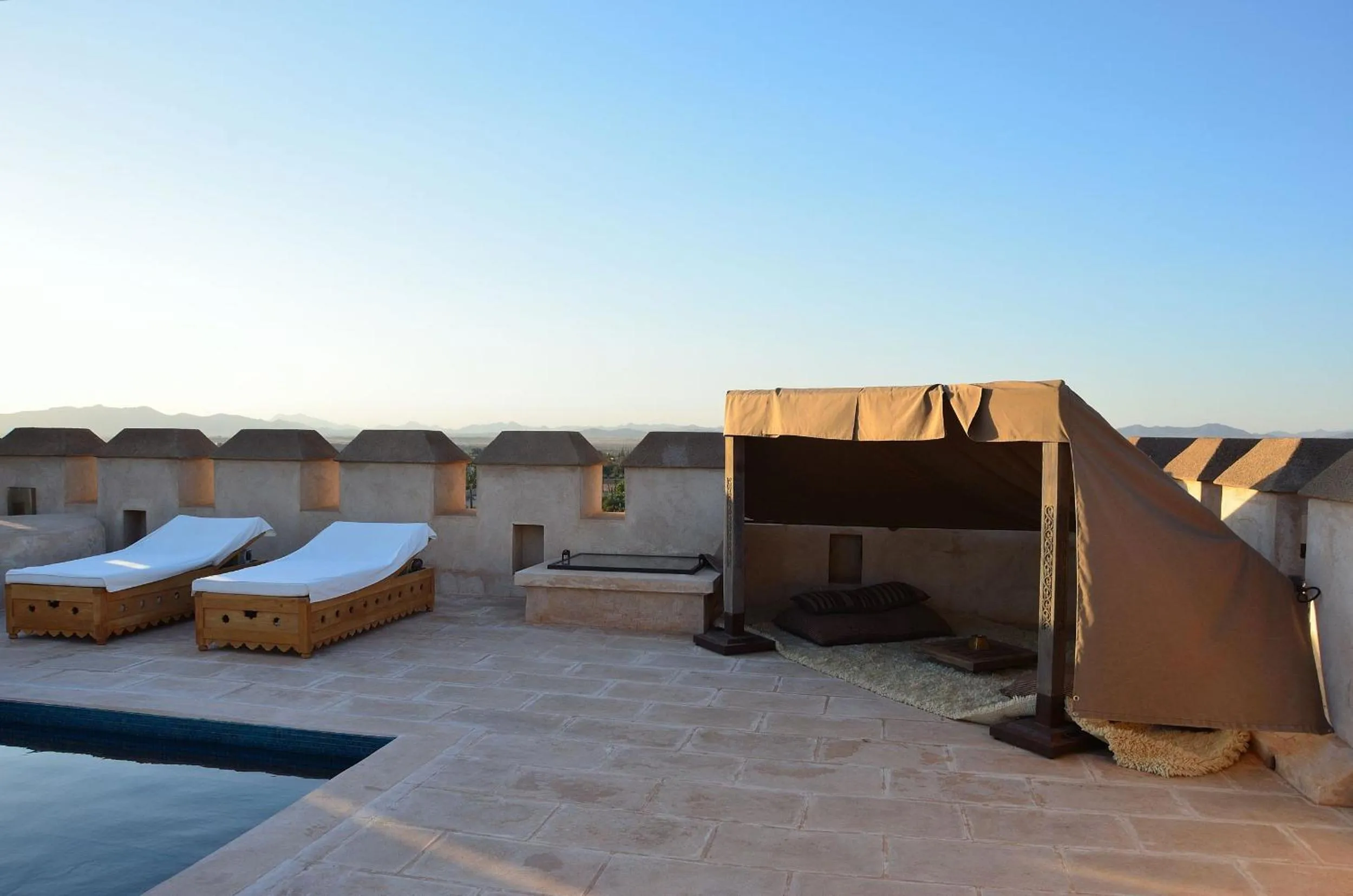 Decorative detail in Ksar Char-Bagh Small Luxury Hotels