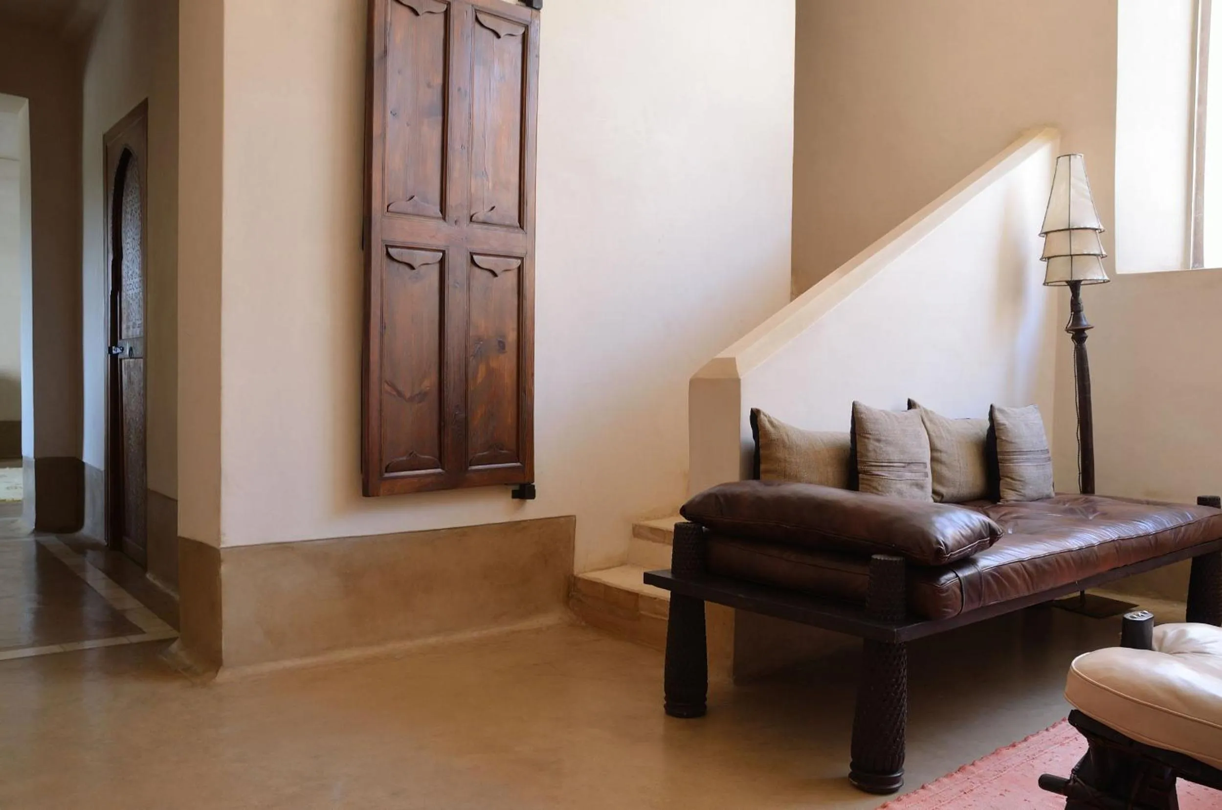 Seating area in Ksar Char-Bagh Small Luxury Hotels