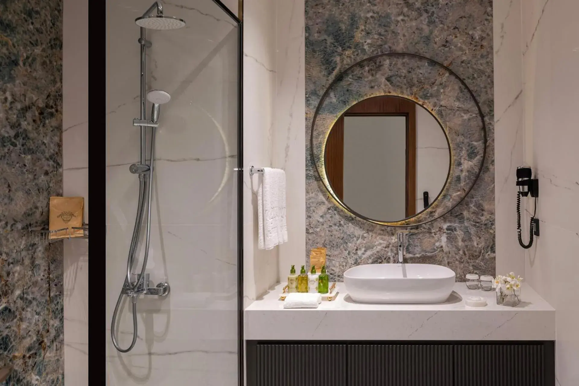 Bathroom in Vogue Hotel Supreme Bodrum Bathroom in Vogue Hotel Supreme Bodrum