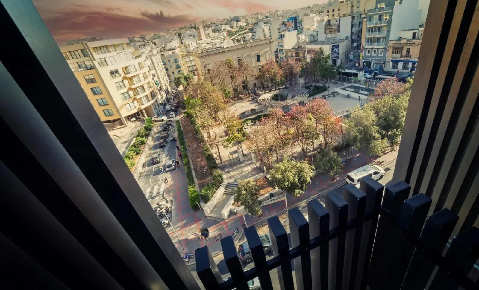 Garden view in Onyx Suites & Apartments Garden view in Onyx Suites & Apartments