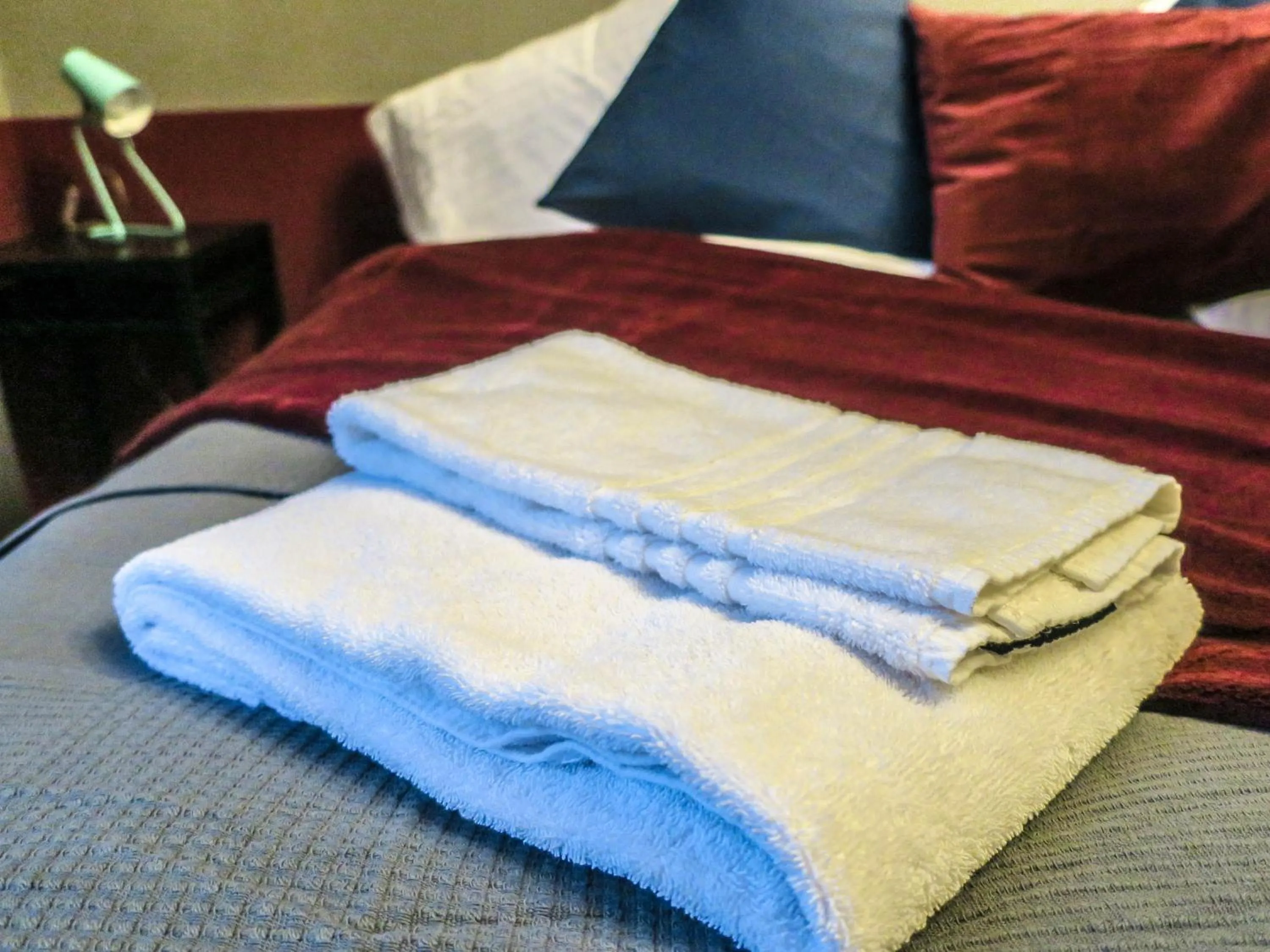 Decorative detail, Bed in Garden Apartments