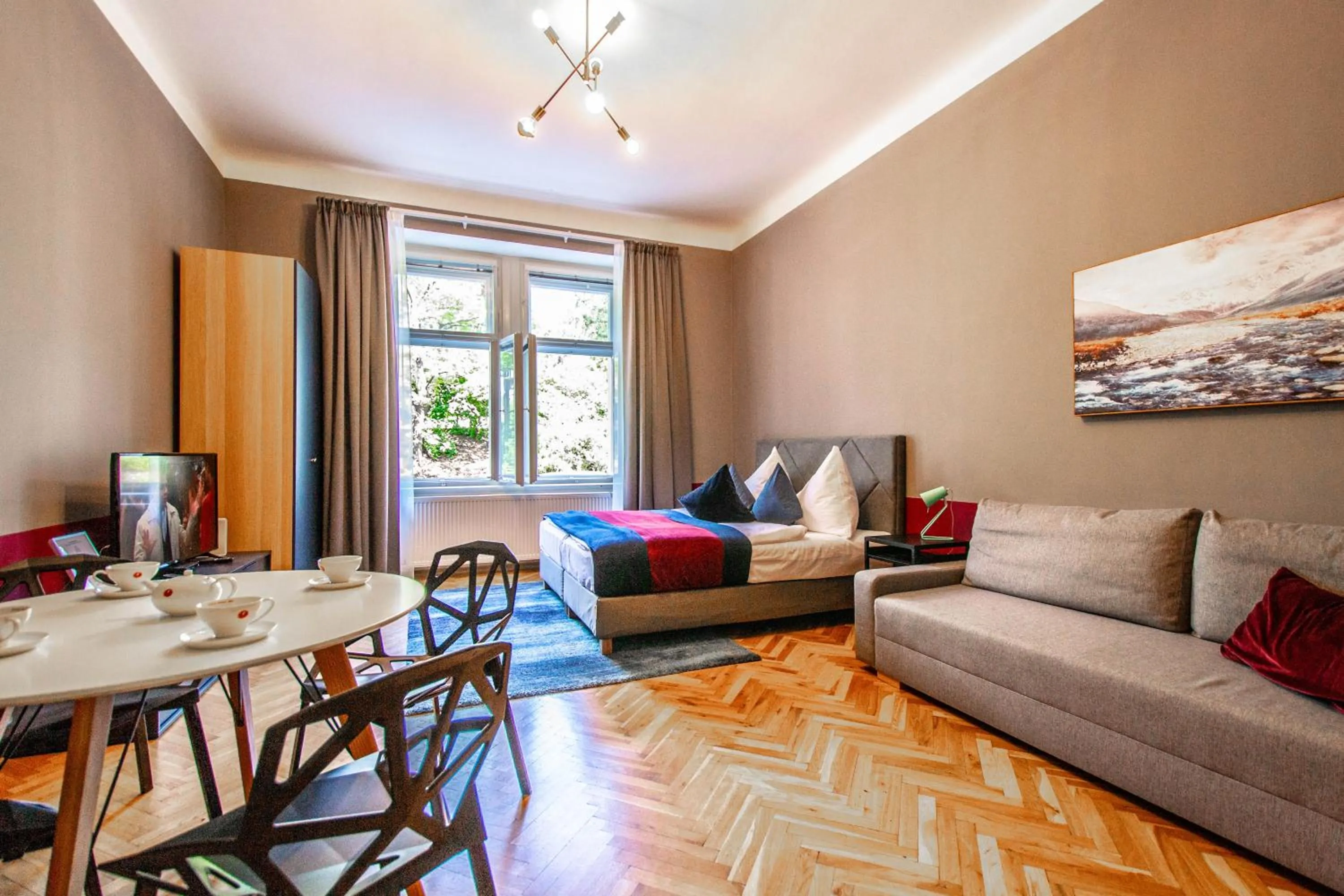 Communal lounge/ TV room in Garden Apartments