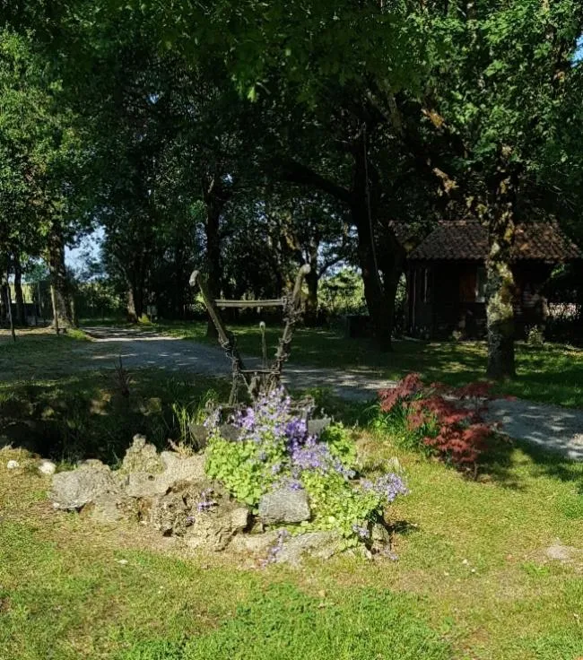 Garden in Chalet du moulin