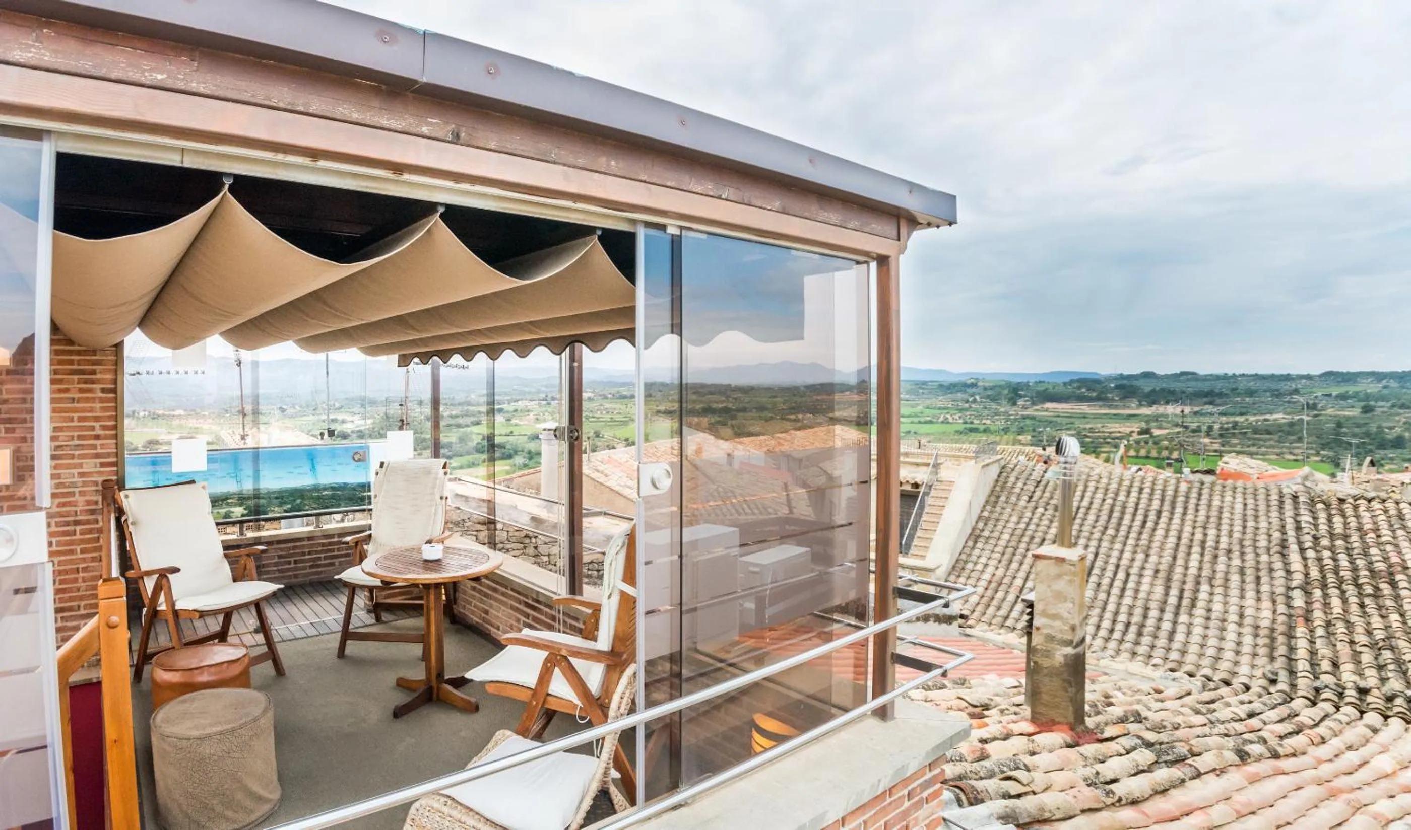 Mountain view in Hotel Villa de Cretas