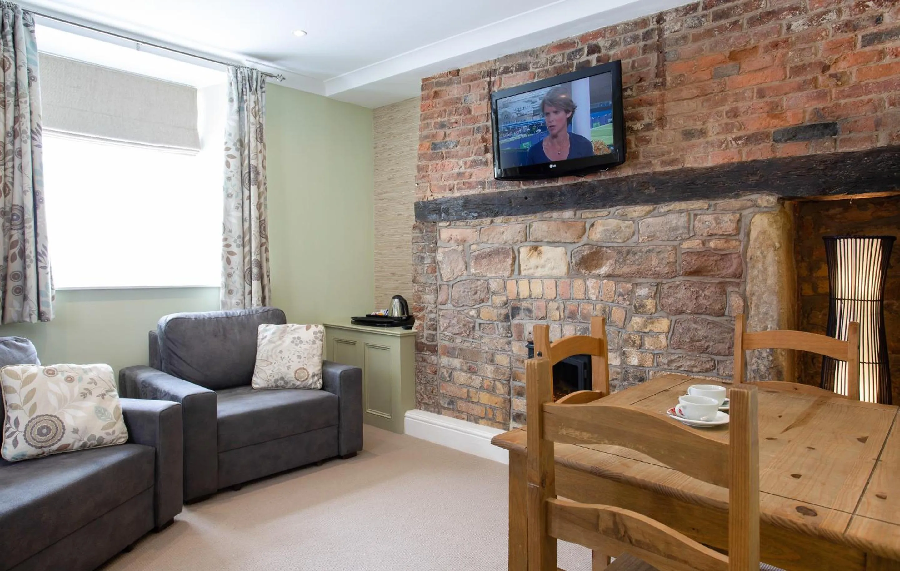 Bedroom in The Craster Arms Hotel in Beadnell