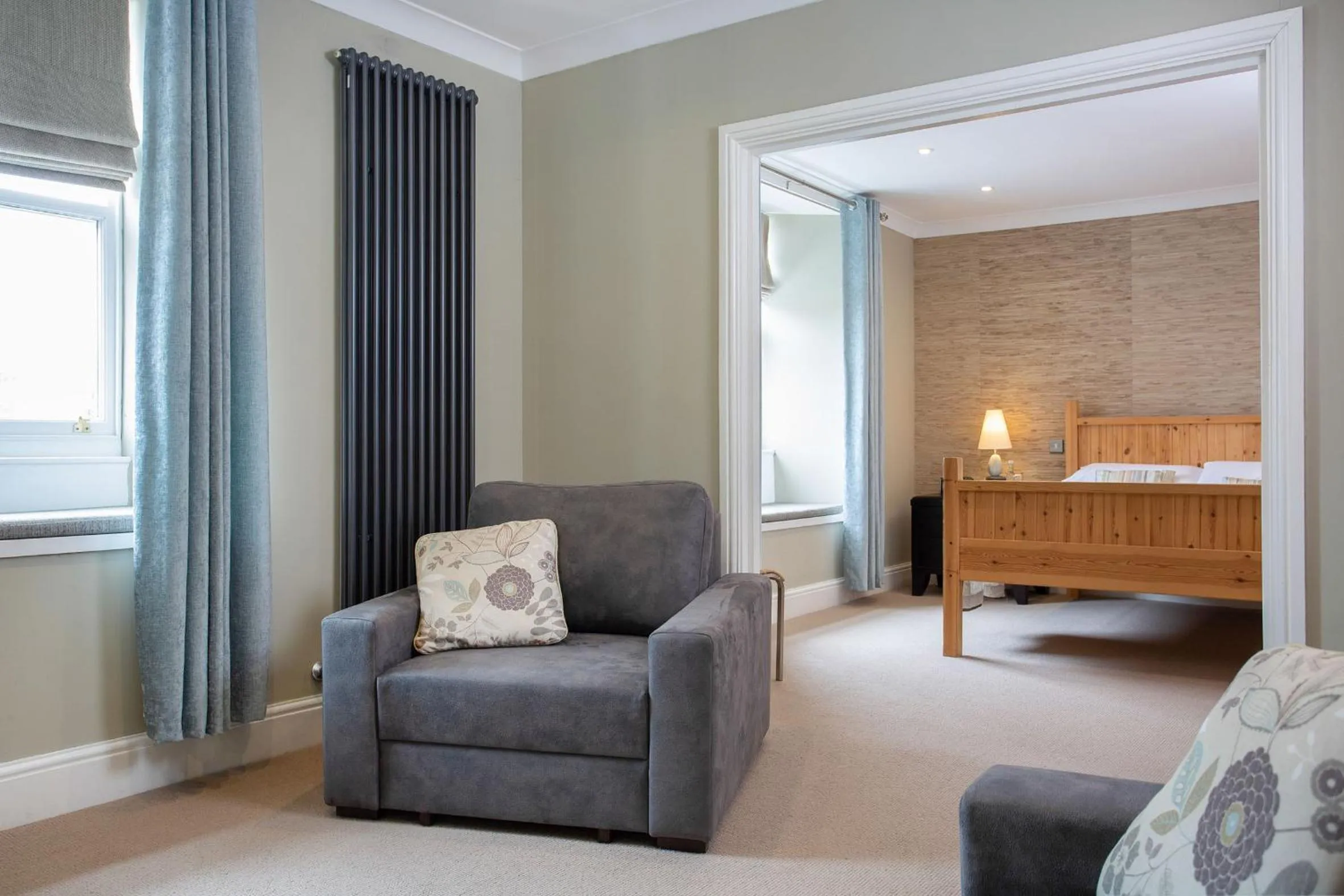 Bedroom in The Craster Arms Hotel in Beadnell