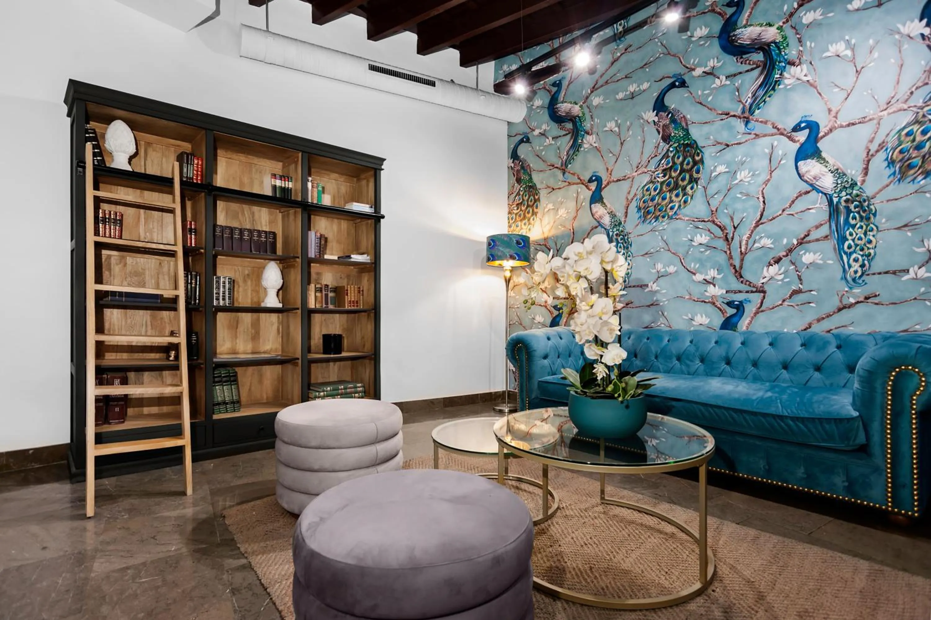 Library in Hotel Mercader de Sedas by Maxi Hoteles