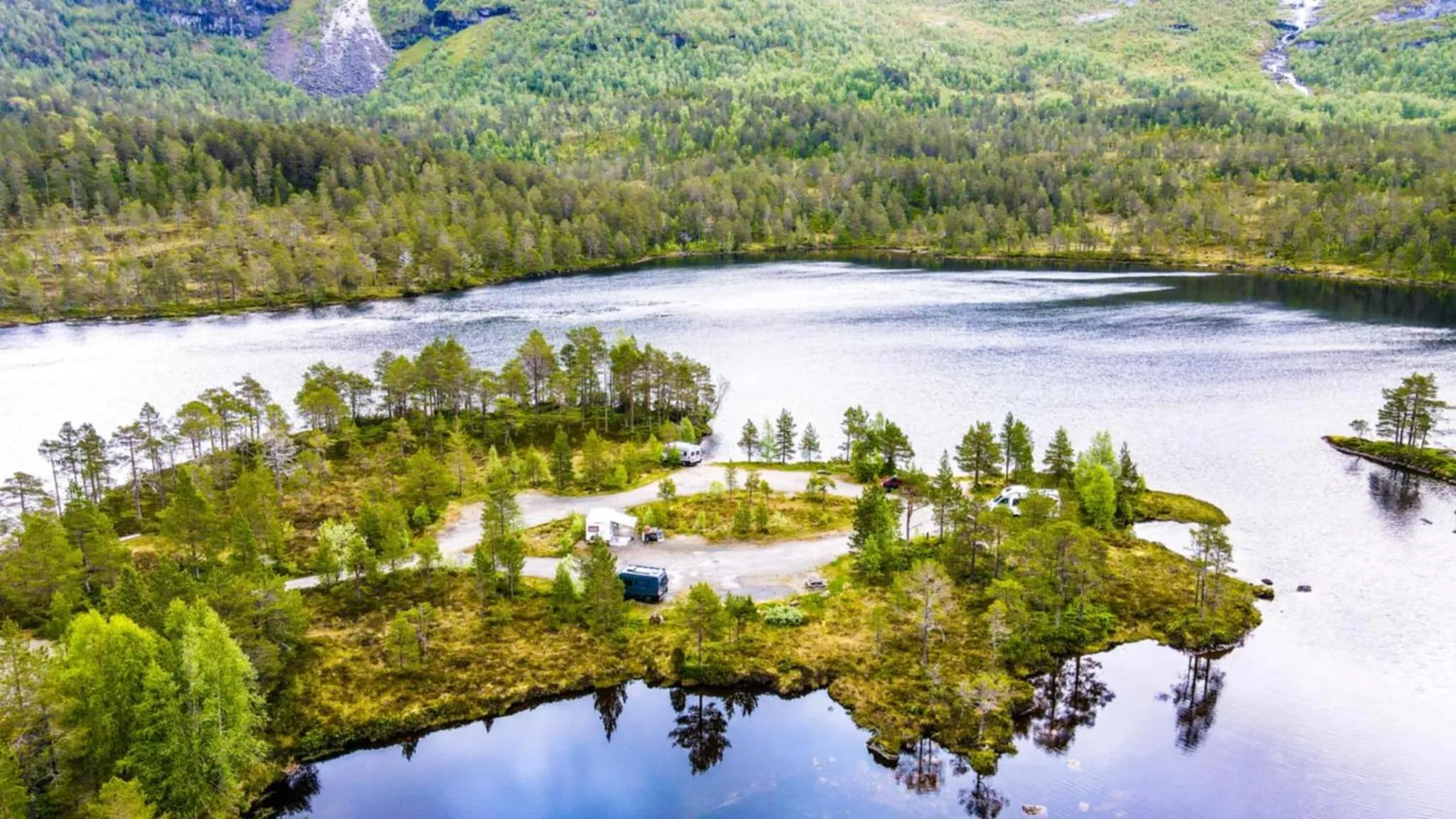 Natural landscape in Hov Hyttegrend