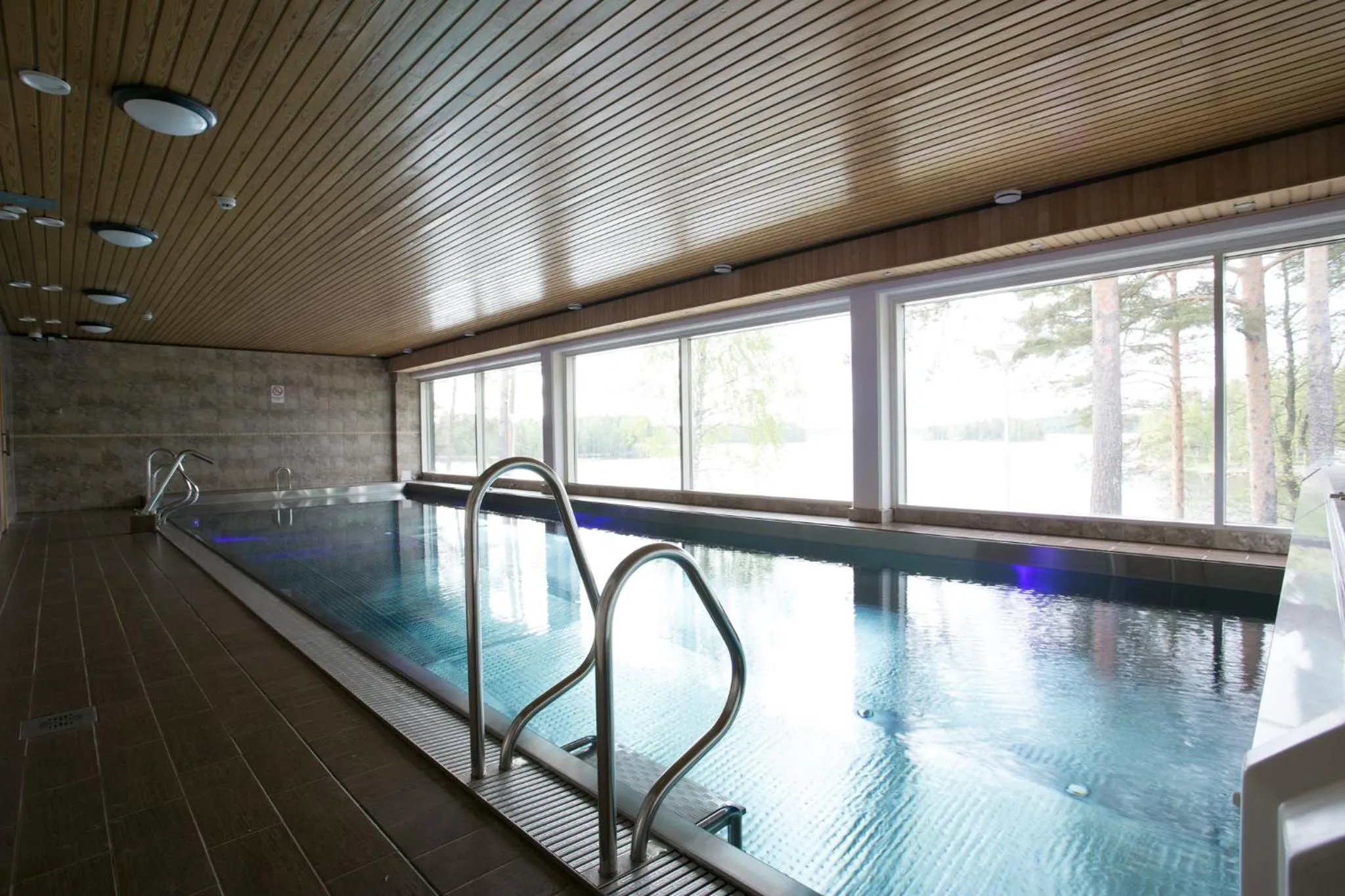 Pool view in Hotelli Salpa