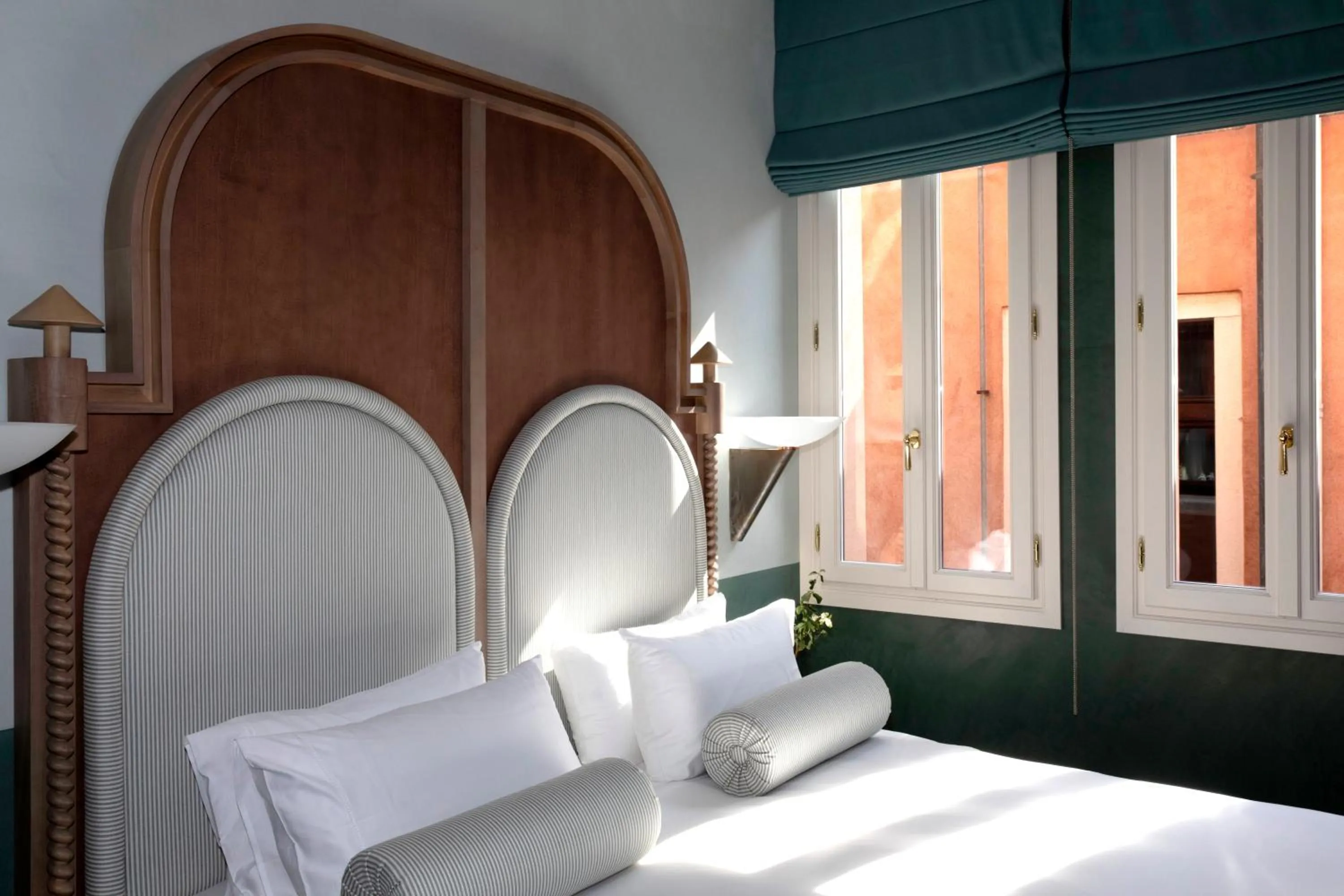 View (from property/room), Bed in Il Palazzo Experimental