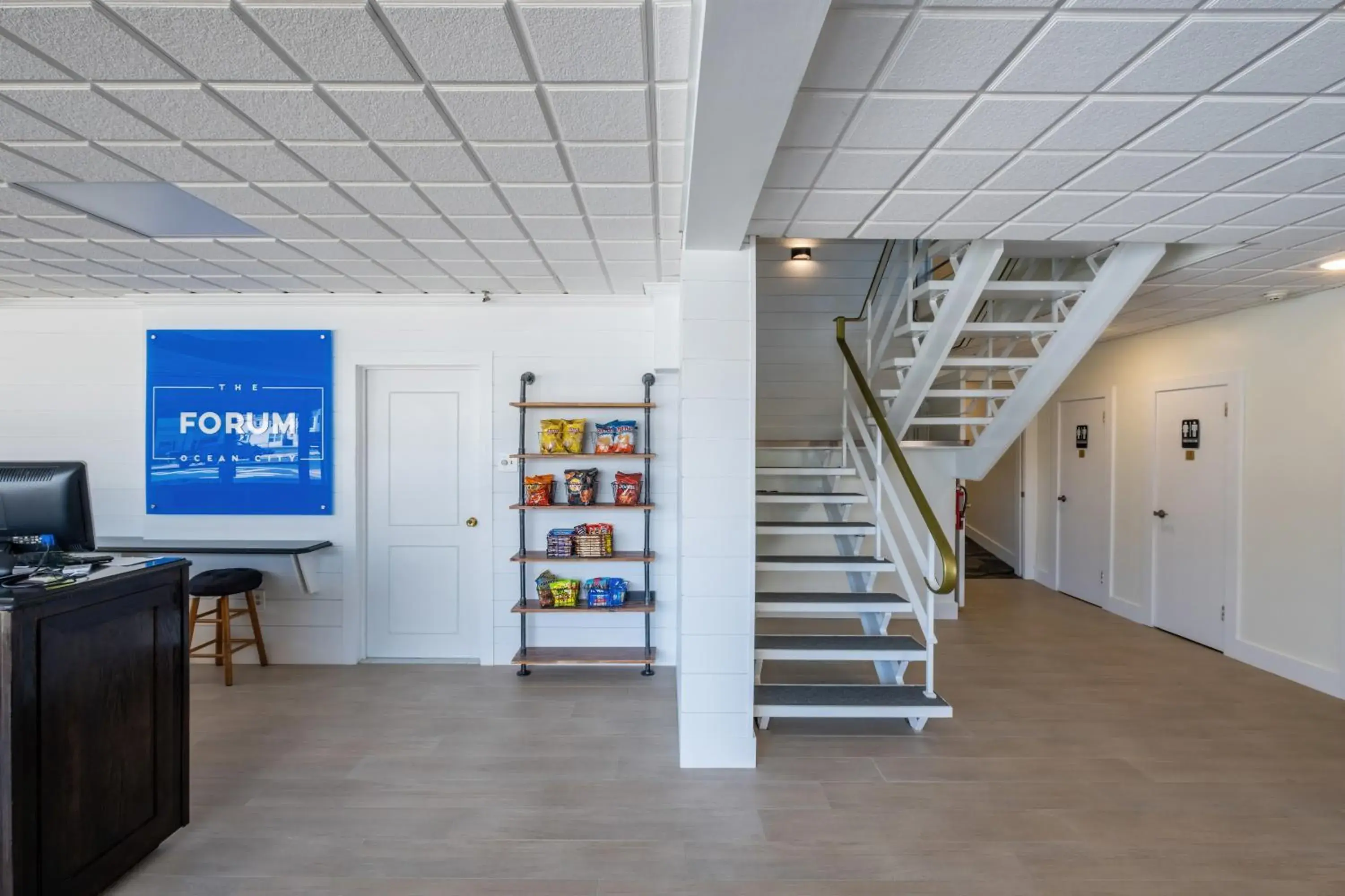 Lobby or reception in The Forum Lobby or reception in The Forum