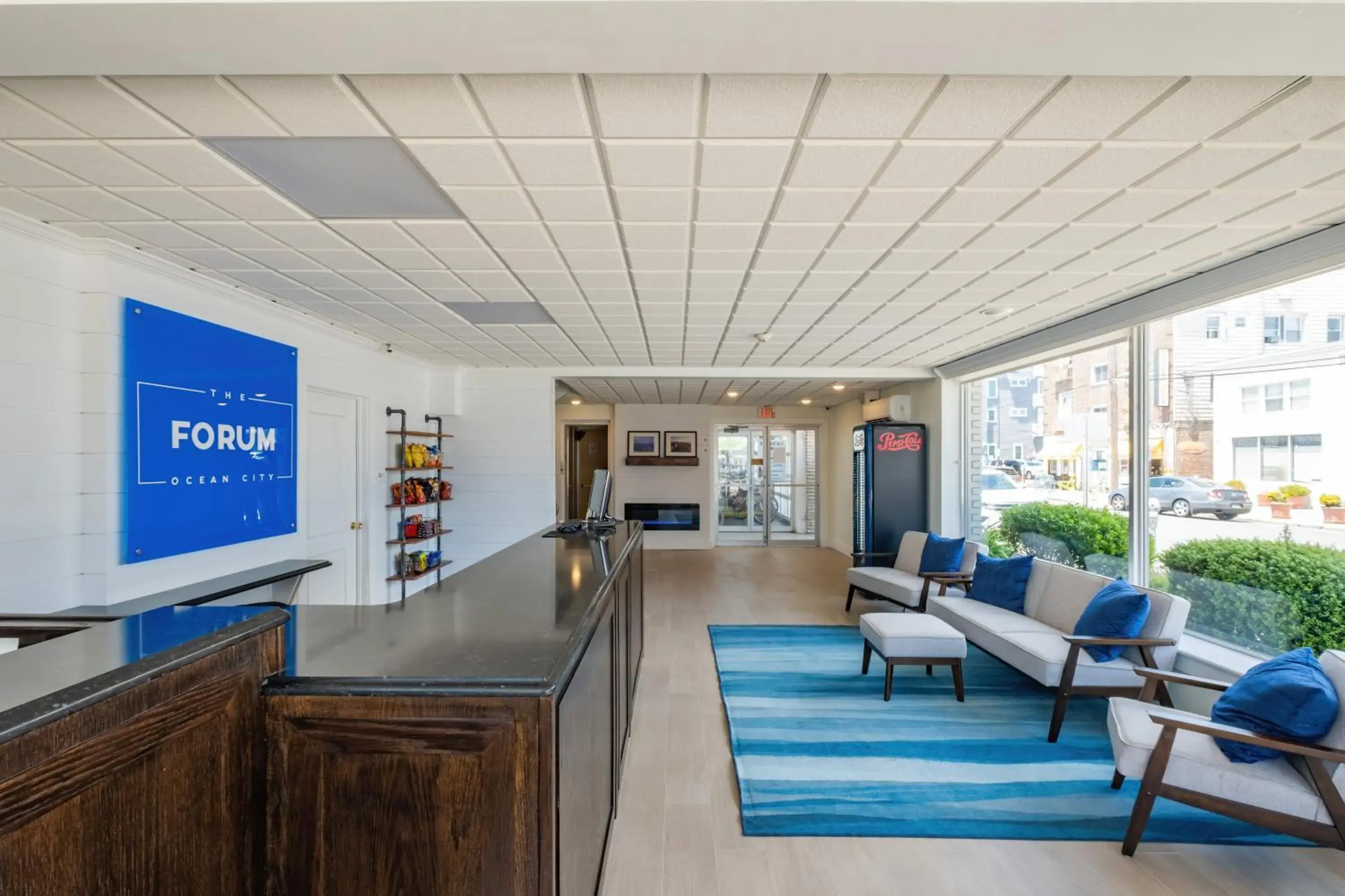 Lobby or reception in The Forum Lobby or reception in The Forum