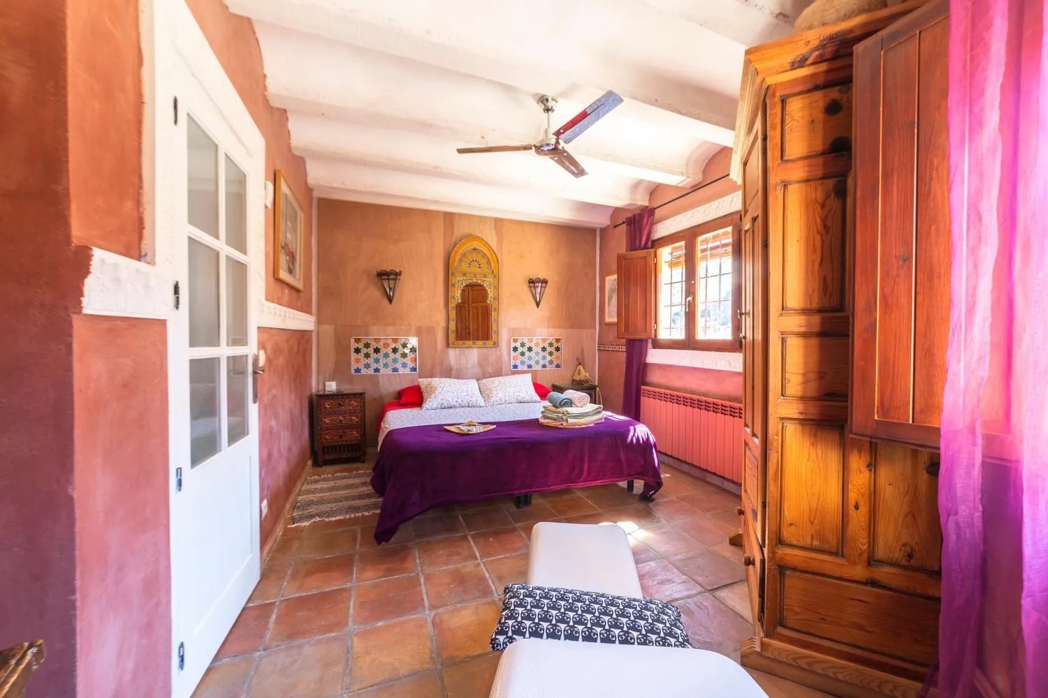 Bed in Al-Axara Home Spa