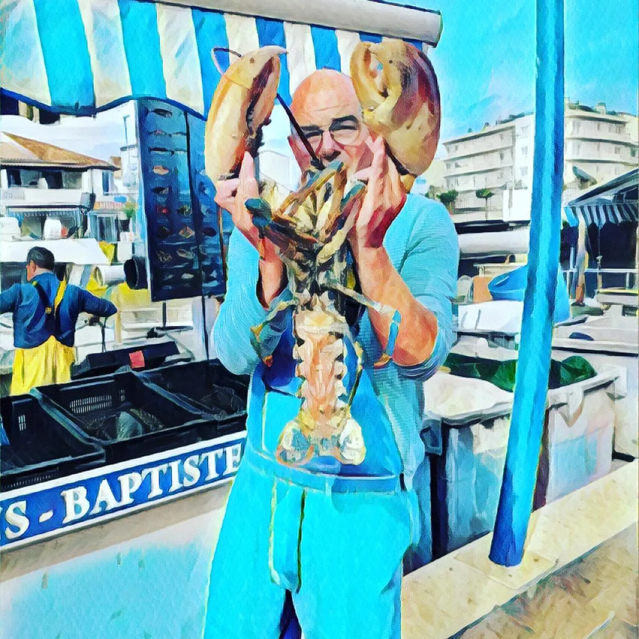 Sea view in Hotel Le Petit Baigneur Palavas Plage