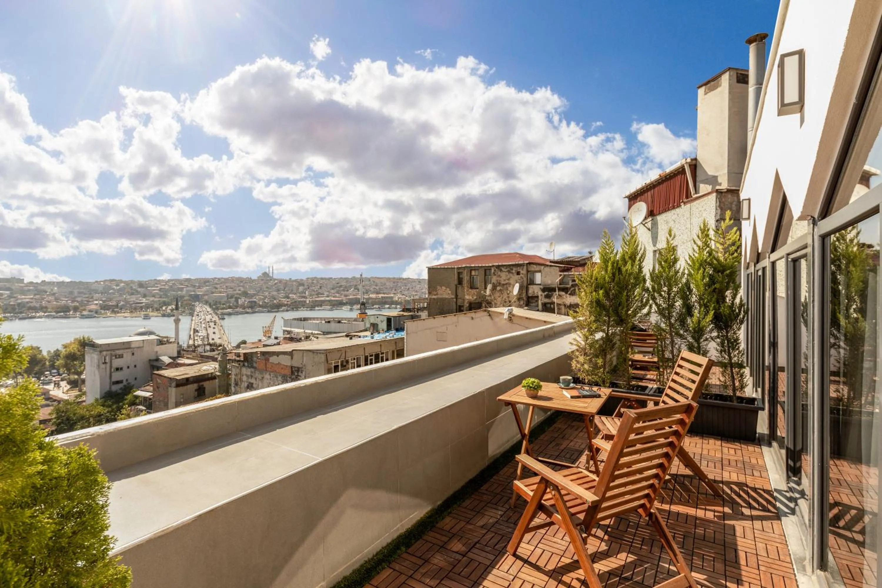 Balcony/Terrace in DORUK PALAS HOTEL