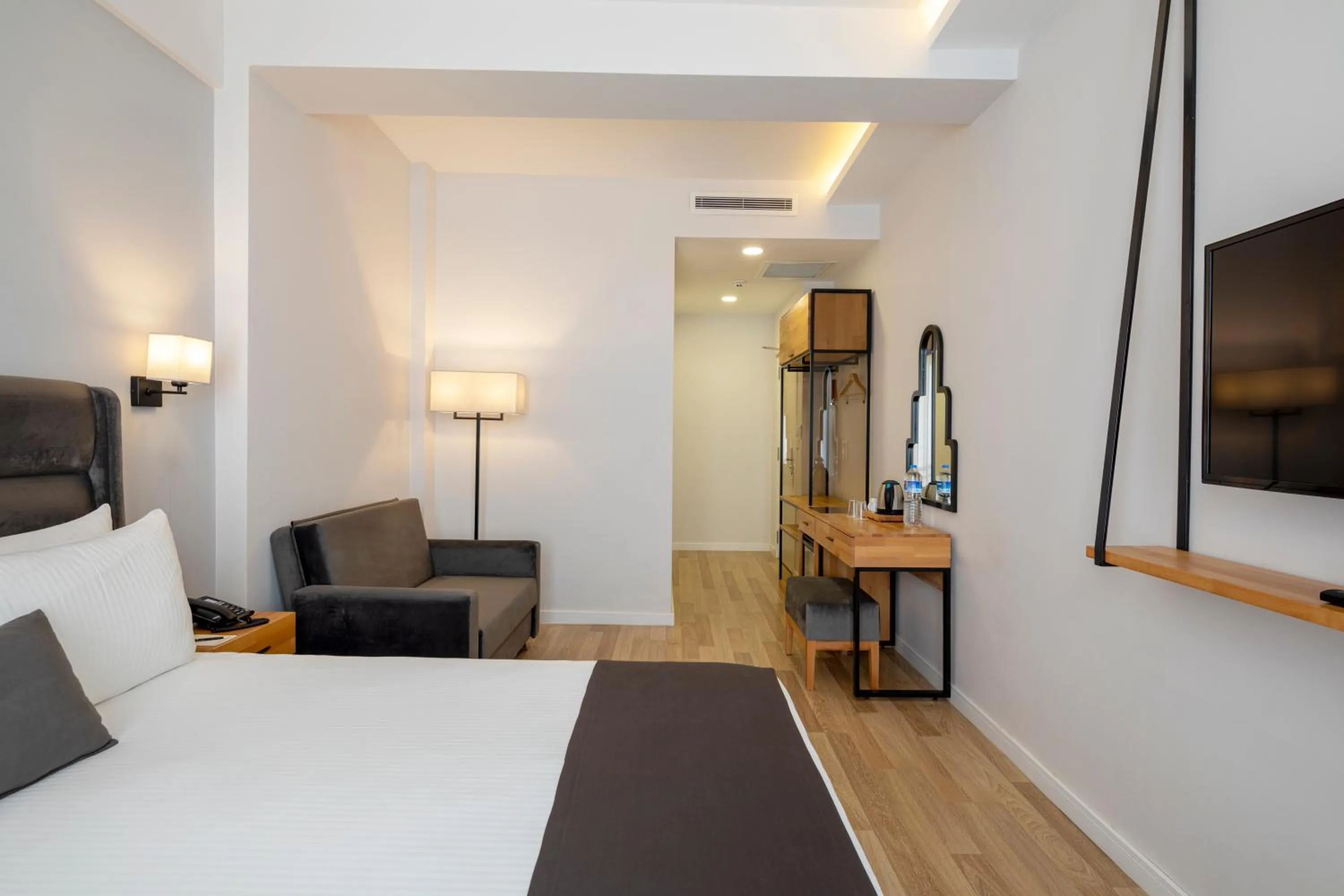 Bed in DORUK PALAS HOTEL